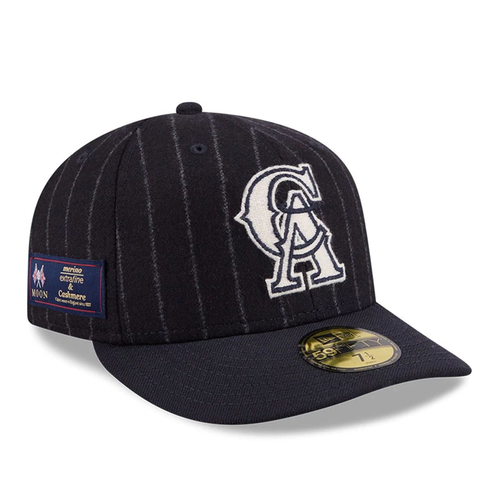 LA Angels MLB X Moon Navy 59FIFTY Fitted Cap