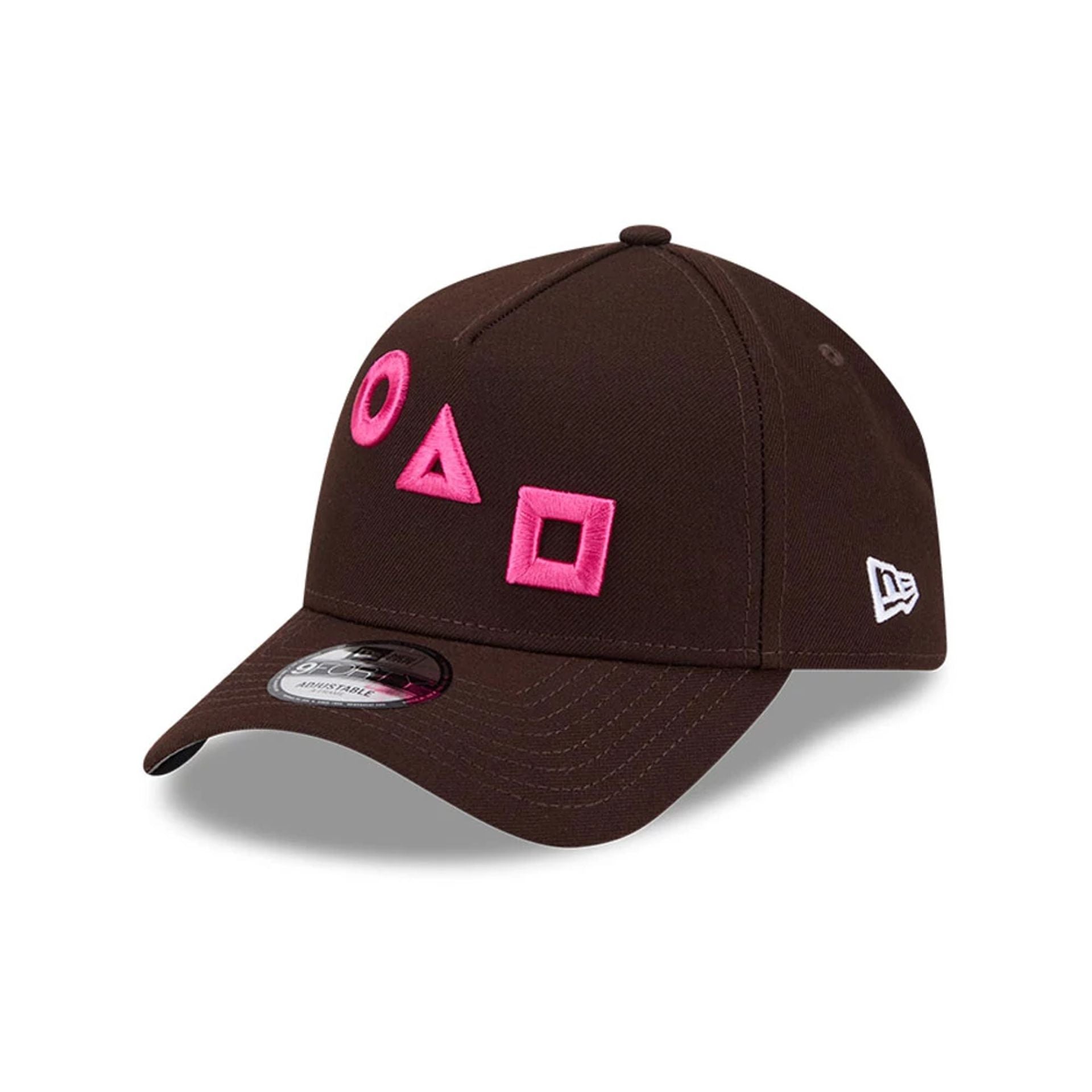 Netflix Squid Game Shapes Dark Brown 9FORTY A-Frame Adjustable Cap
