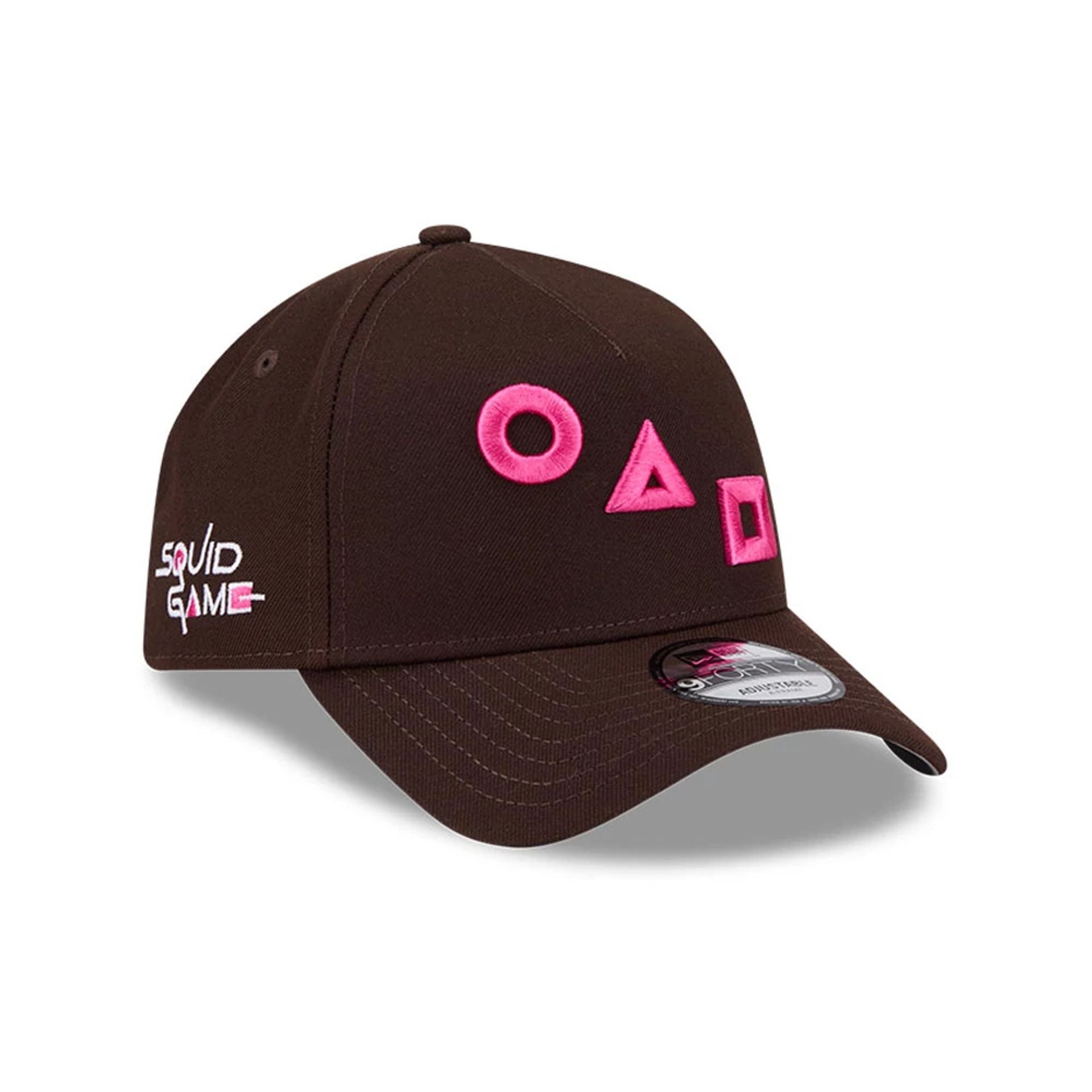 Netflix Squid Game Shapes Dark Brown 9FORTY A-Frame Adjustable Cap