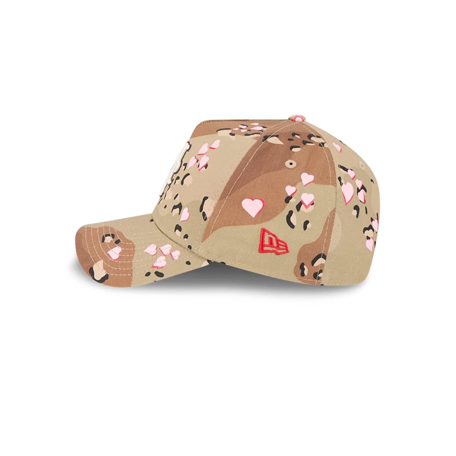 New York Mets MLB Camo Hearts Desert Camo 9FORTY A-Frame Adjustable Cap