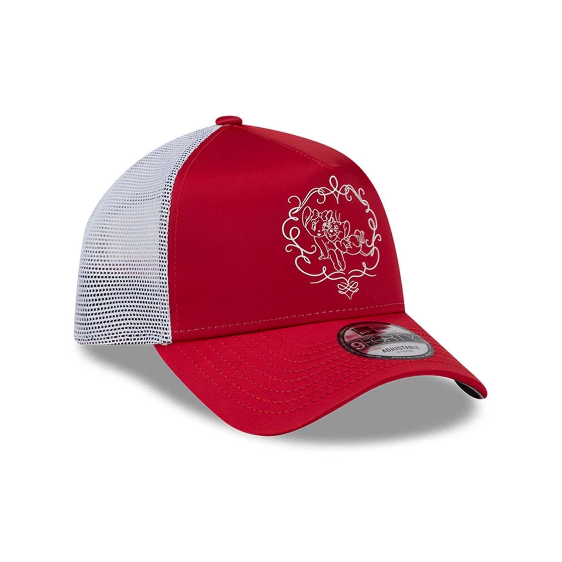 Tom & Jerry Love Cherie Red 9FORTY A-Frame Trucker Adjustable Cap