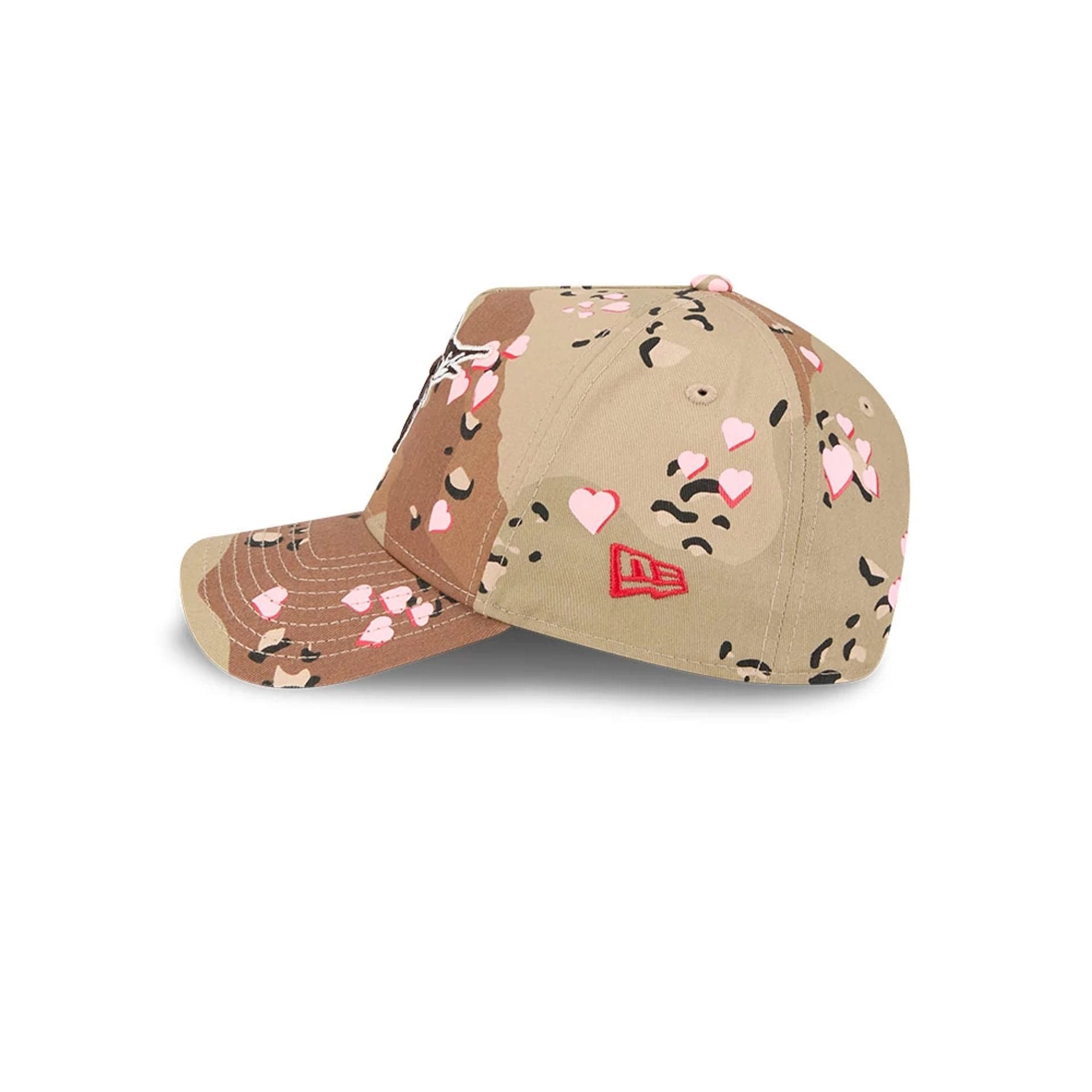 Miami Marlins MLB Camo Hearts Desert Camo 9FORTY A-Frame Adjustable Cap