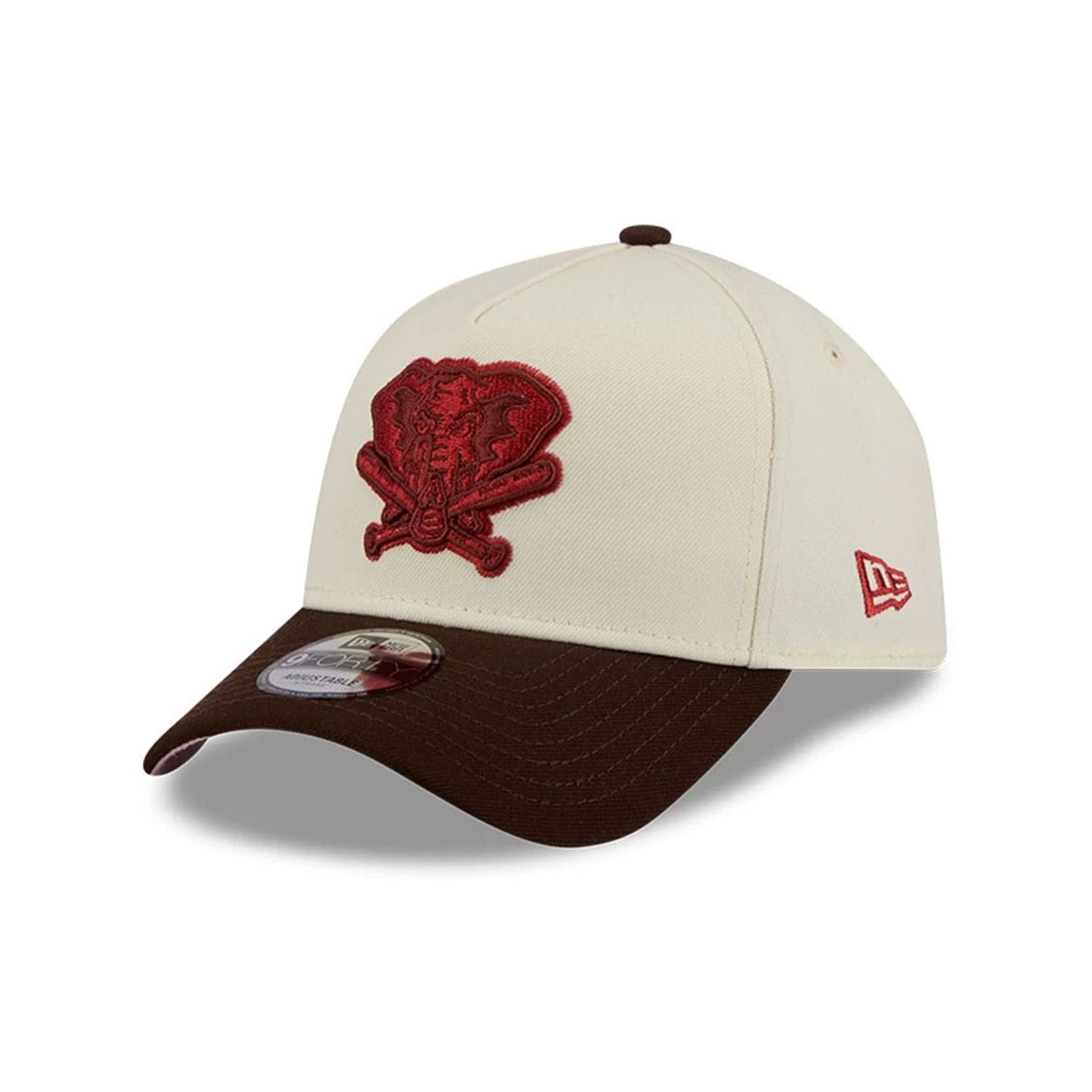 Athletics MLB City Script Cream 9FORTY A-Frame Adjustable Cap