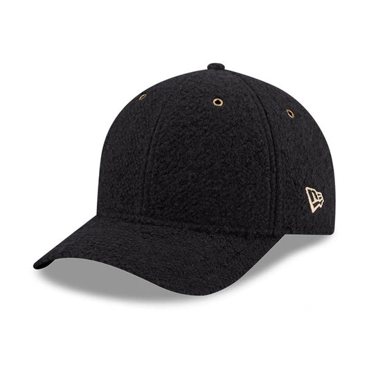 New Era Brushed Fleece Black 9FORTY M-Crown Adjustable Cap