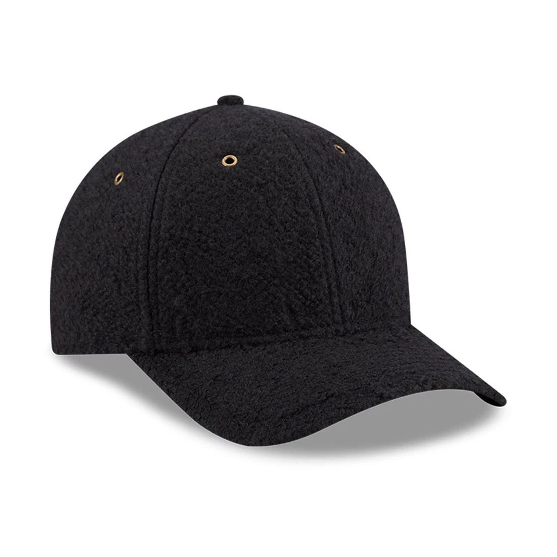 New Era Brushed Fleece Black 9FORTY M-Crown Adjustable Cap