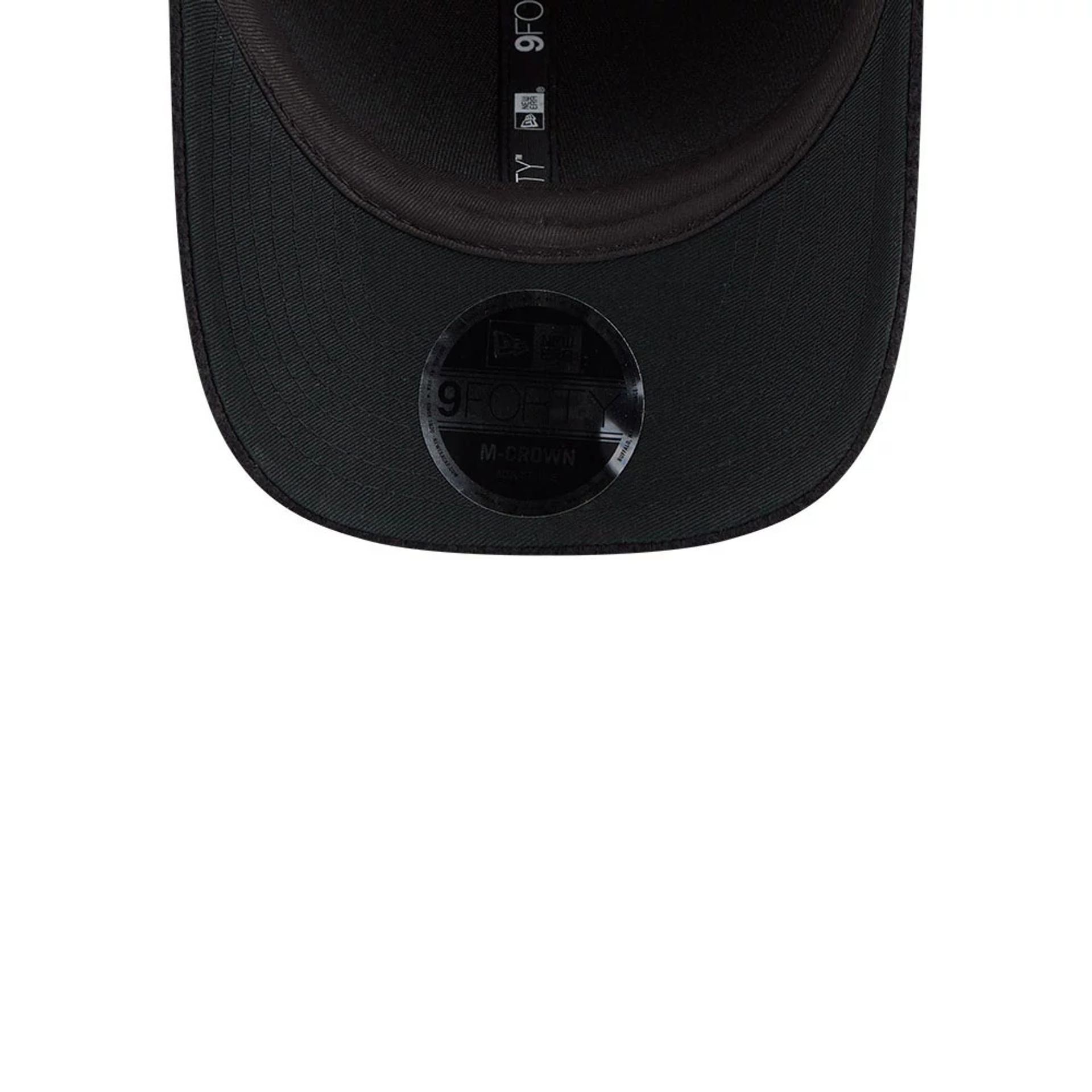 New Era Brushed Fleece Black 9FORTY M-Crown Adjustable Cap