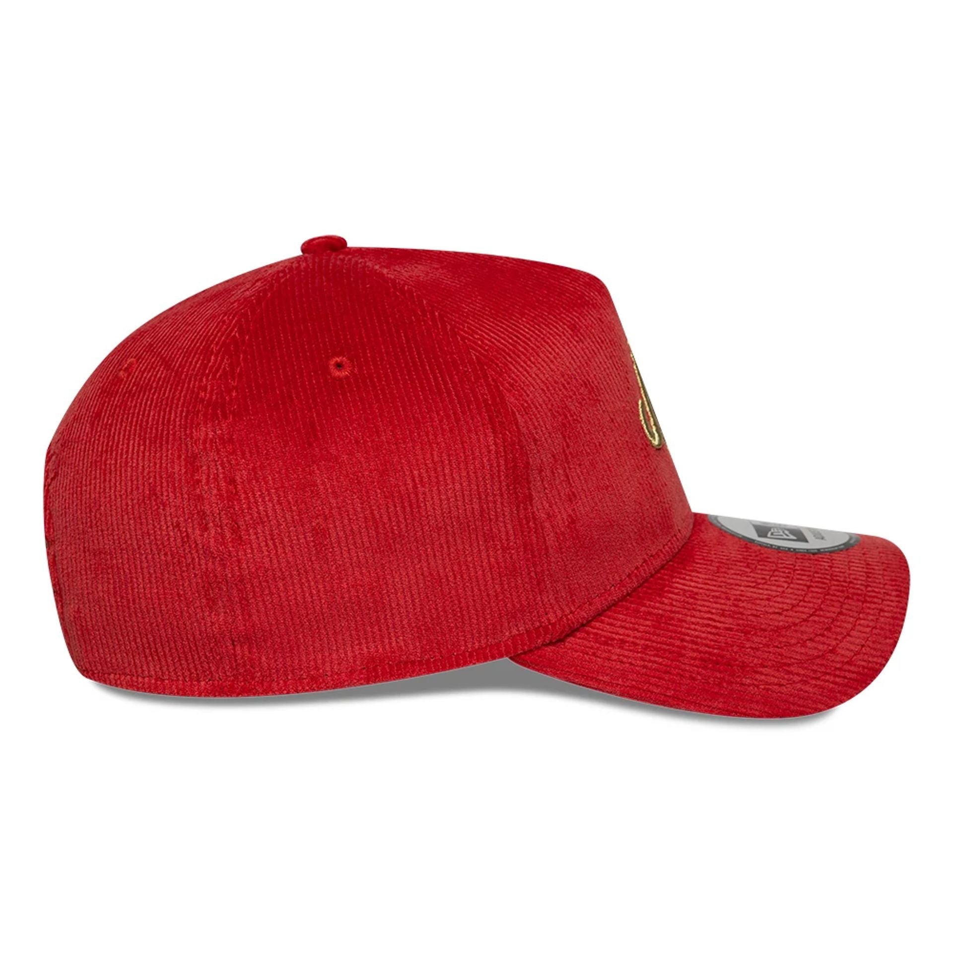 New Era Cord Red 9FORTY E-Frame Adjustable Cap