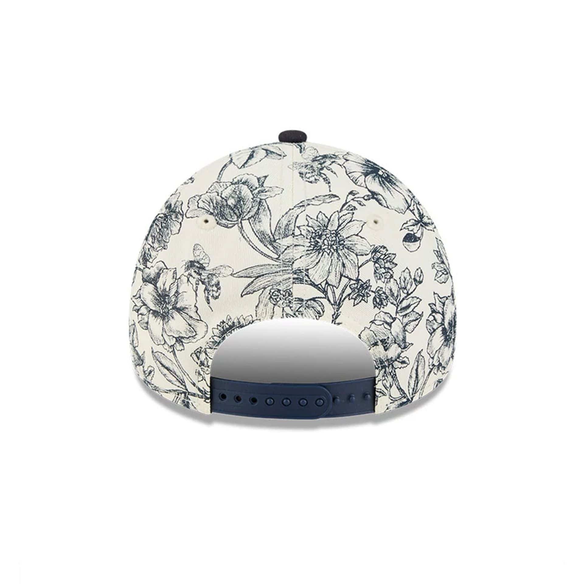 New York Yankees MLB Spring Floral Navy 9FORTY A-Frame Adjustable Cap