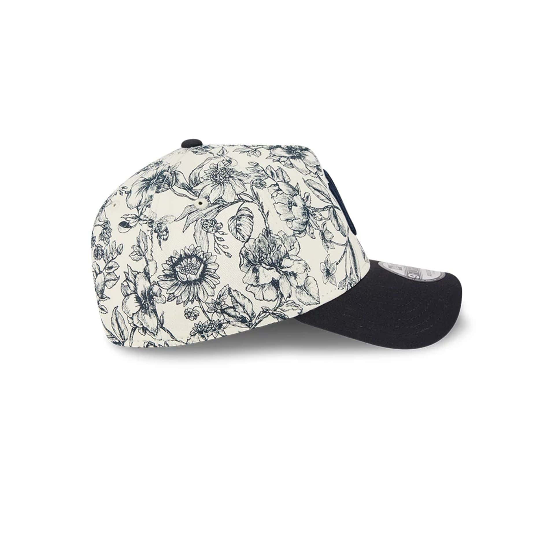 New York Yankees MLB Spring Floral Navy 9FORTY A-Frame Adjustable Cap