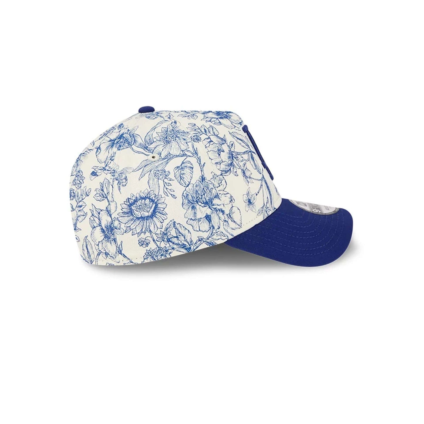 LA Dodgers MLB Spring Floral Dark Blue 9FORTY A-Frame Adjustable Cap