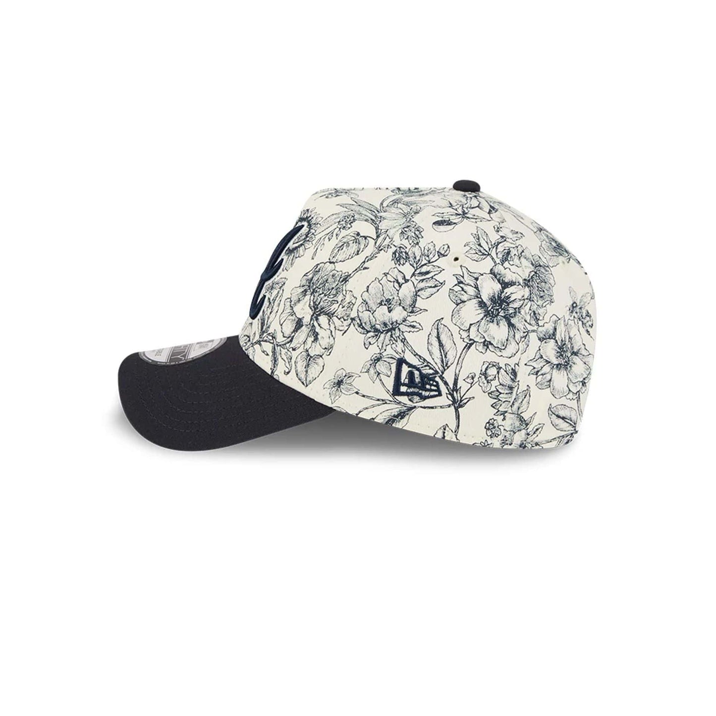 Atlanta Braves MLB Spring Floral Navy 9FORTY A-Frame Adjustable Cap