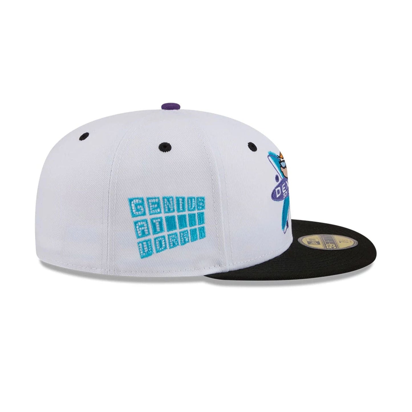Dexter's Laboratory Genius At Work White 59FIFTY Fitted Cap