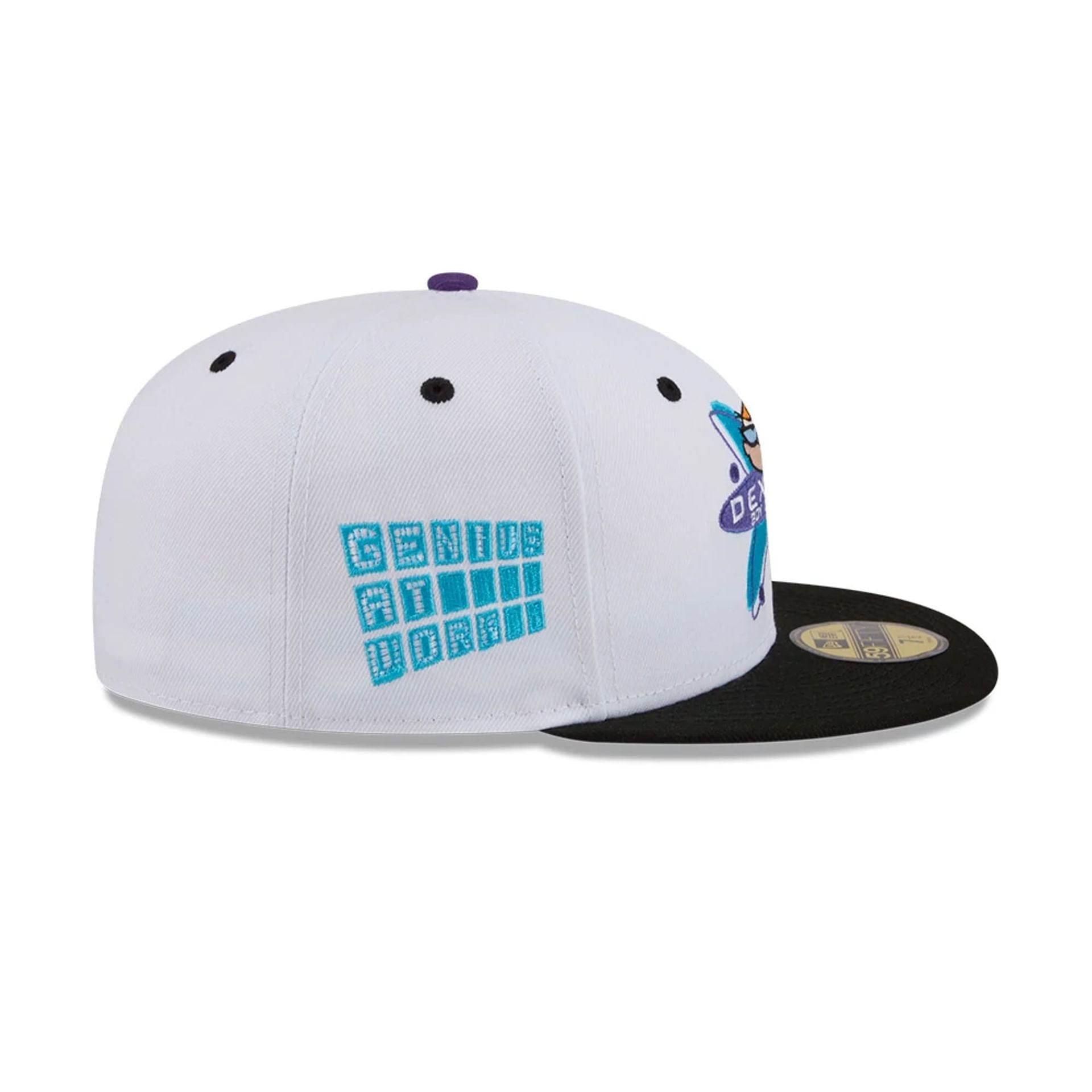 Dexter's Laboratory Genius At Work White 59FIFTY Fitted Cap