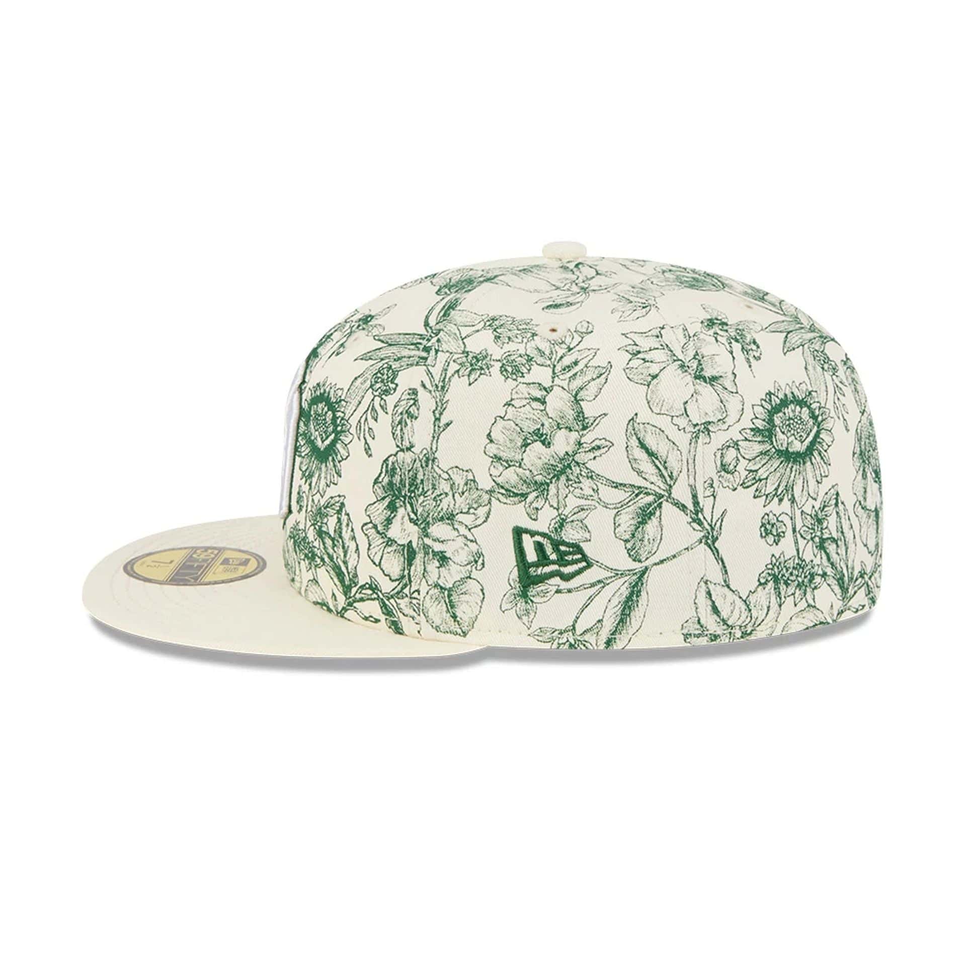 New York Yankees MLB Spring Floral White 59FIFTY Fitted Cap