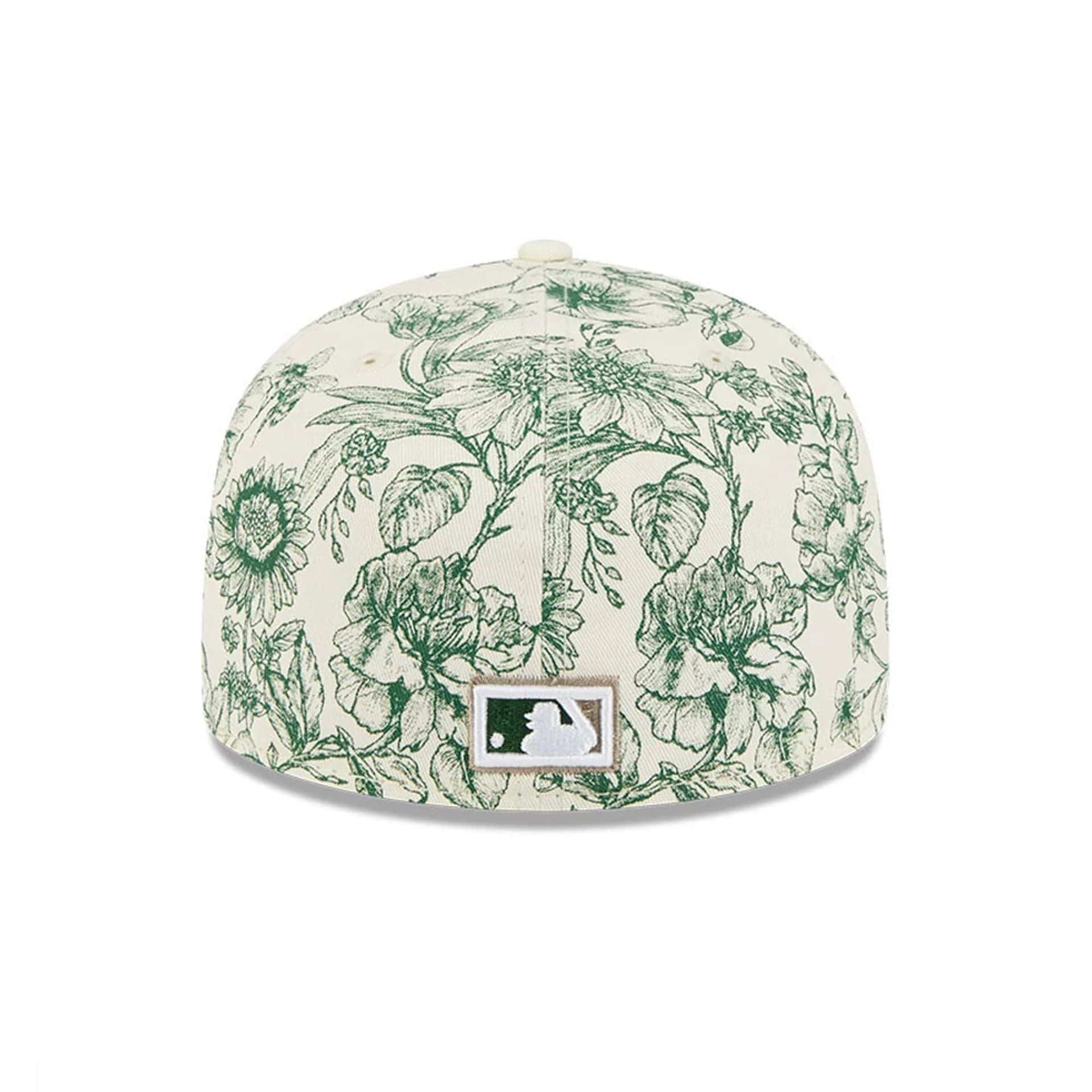 New York Yankees MLB Spring Floral White 59FIFTY Fitted Cap