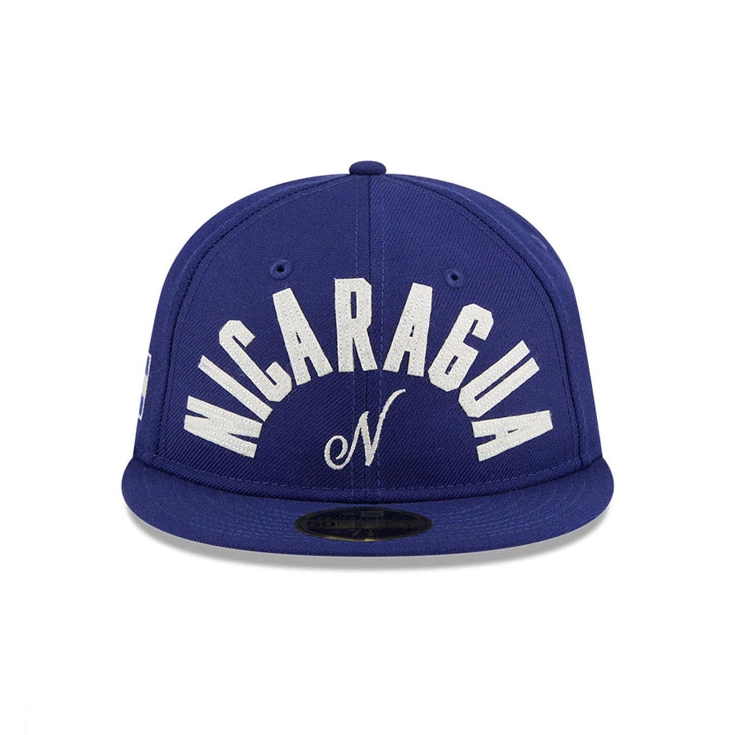 WBC Nicaragua Classical Script Blue Retro Crown 59FIFTY Fitted Cap