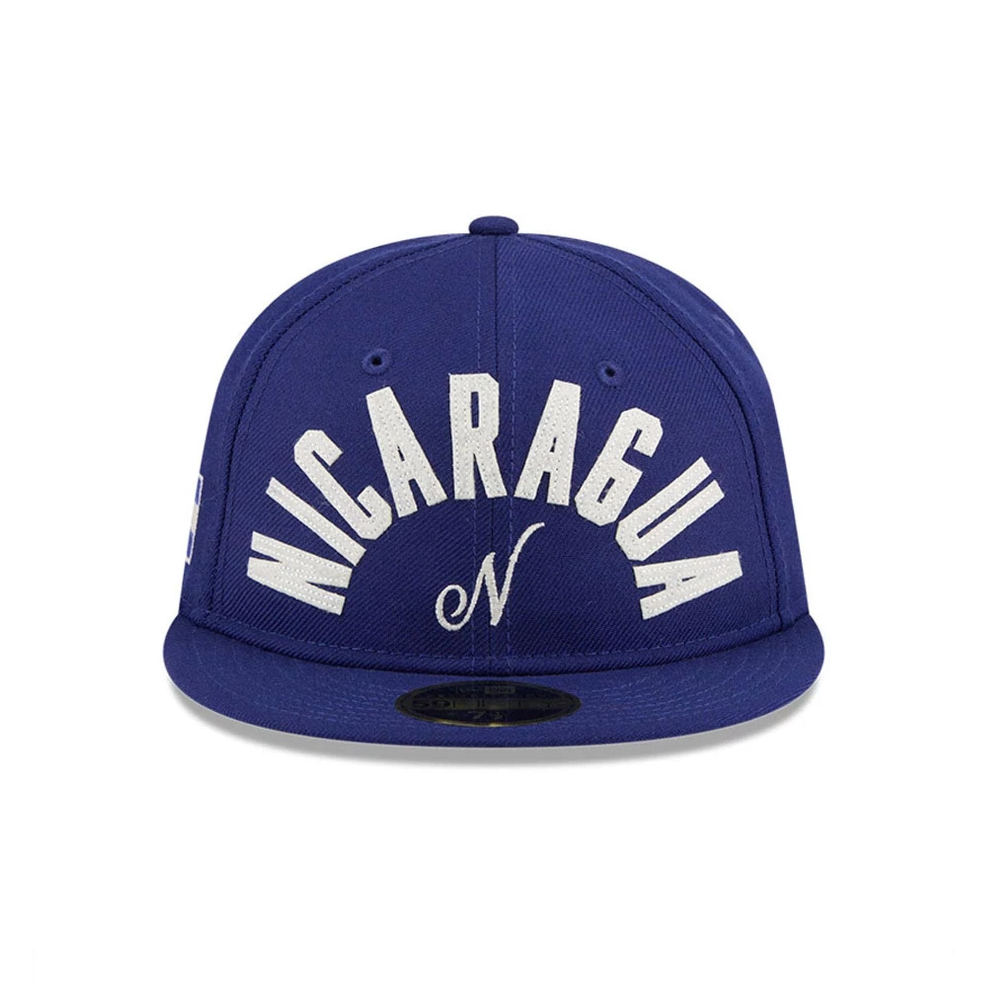 WBC Nicaragua Classical Script Blue Retro Crown 59FIFTY Fitted Cap