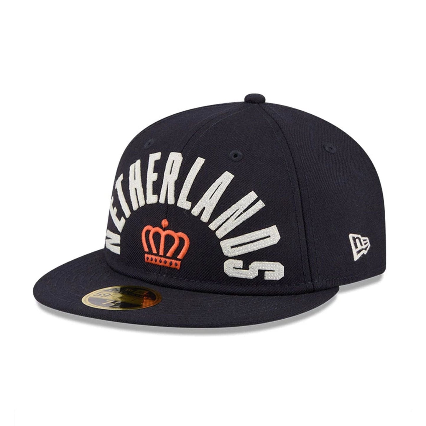 WBC Netherlands Classical Script Navy Retro Crown 59FIFTY Fitted Cap