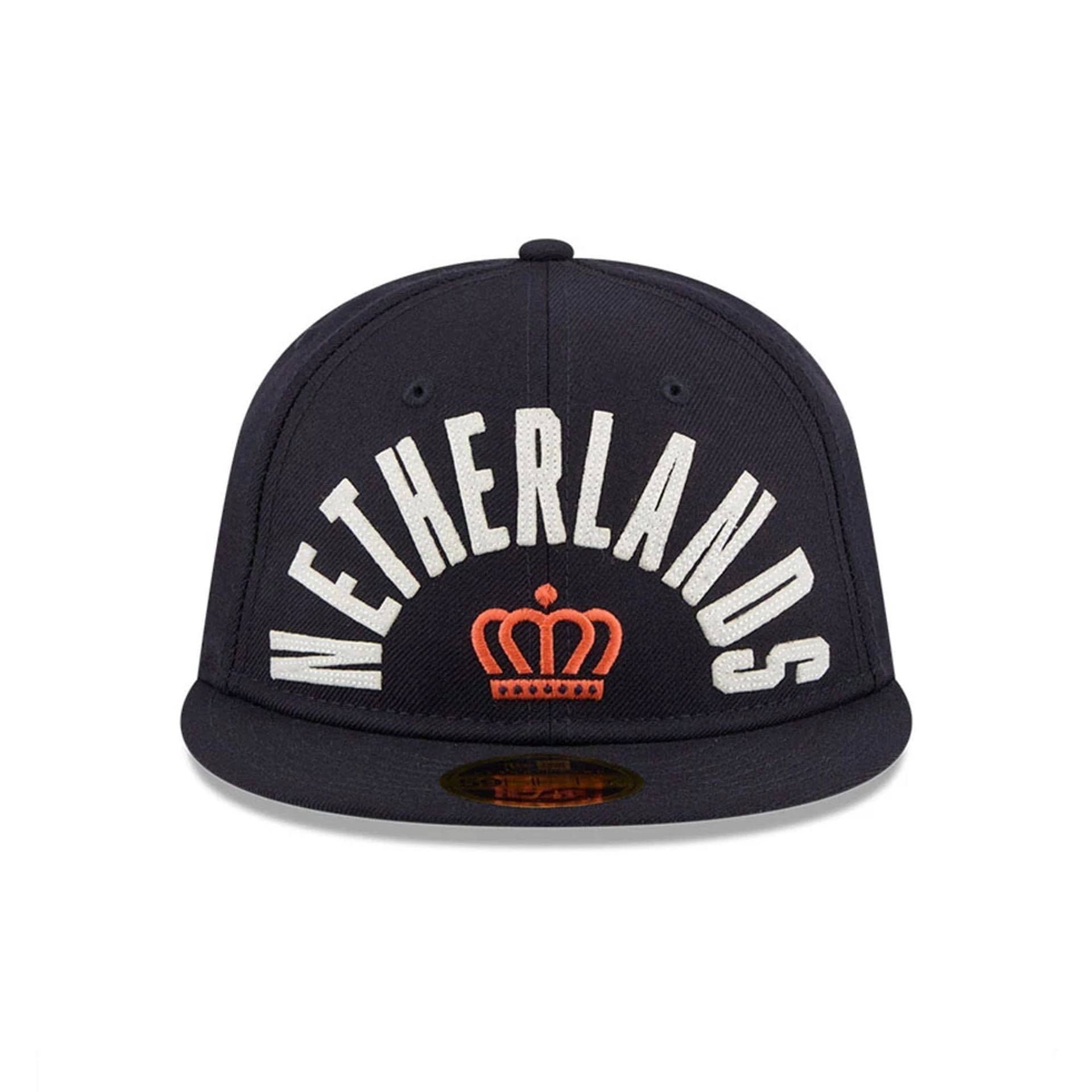 WBC Netherlands Classical Script Navy Retro Crown 59FIFTY Fitted Cap