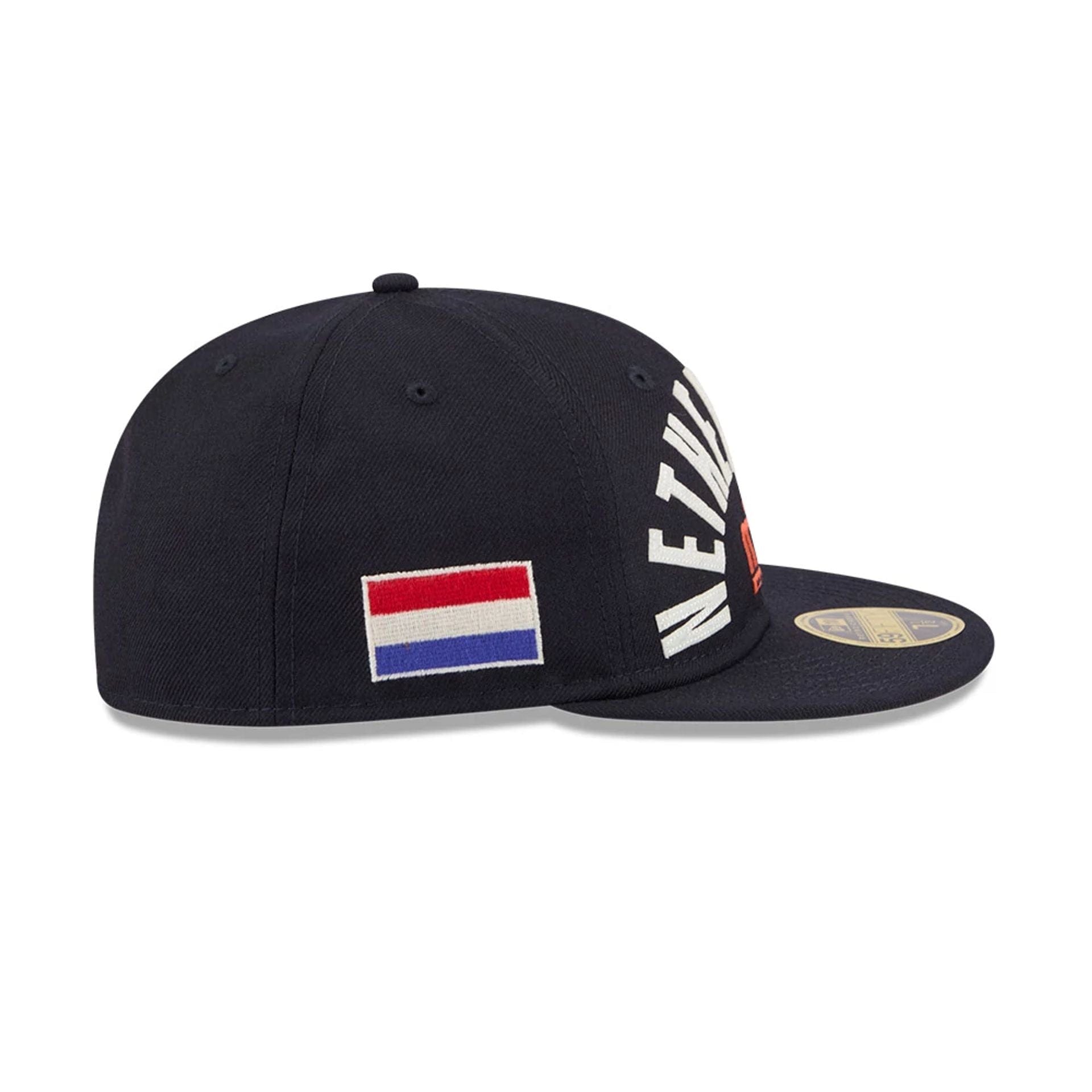 WBC Netherlands Classical Script Navy Retro Crown 59FIFTY Fitted Cap