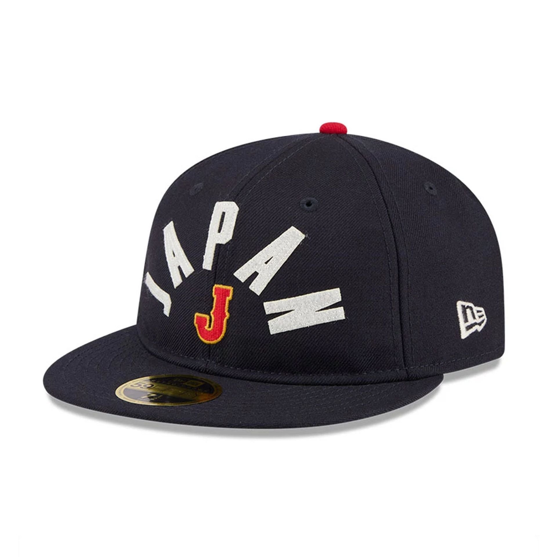 WBC Japan Classical Script Navy Retro Crown 59FIFTY Fitted Cap