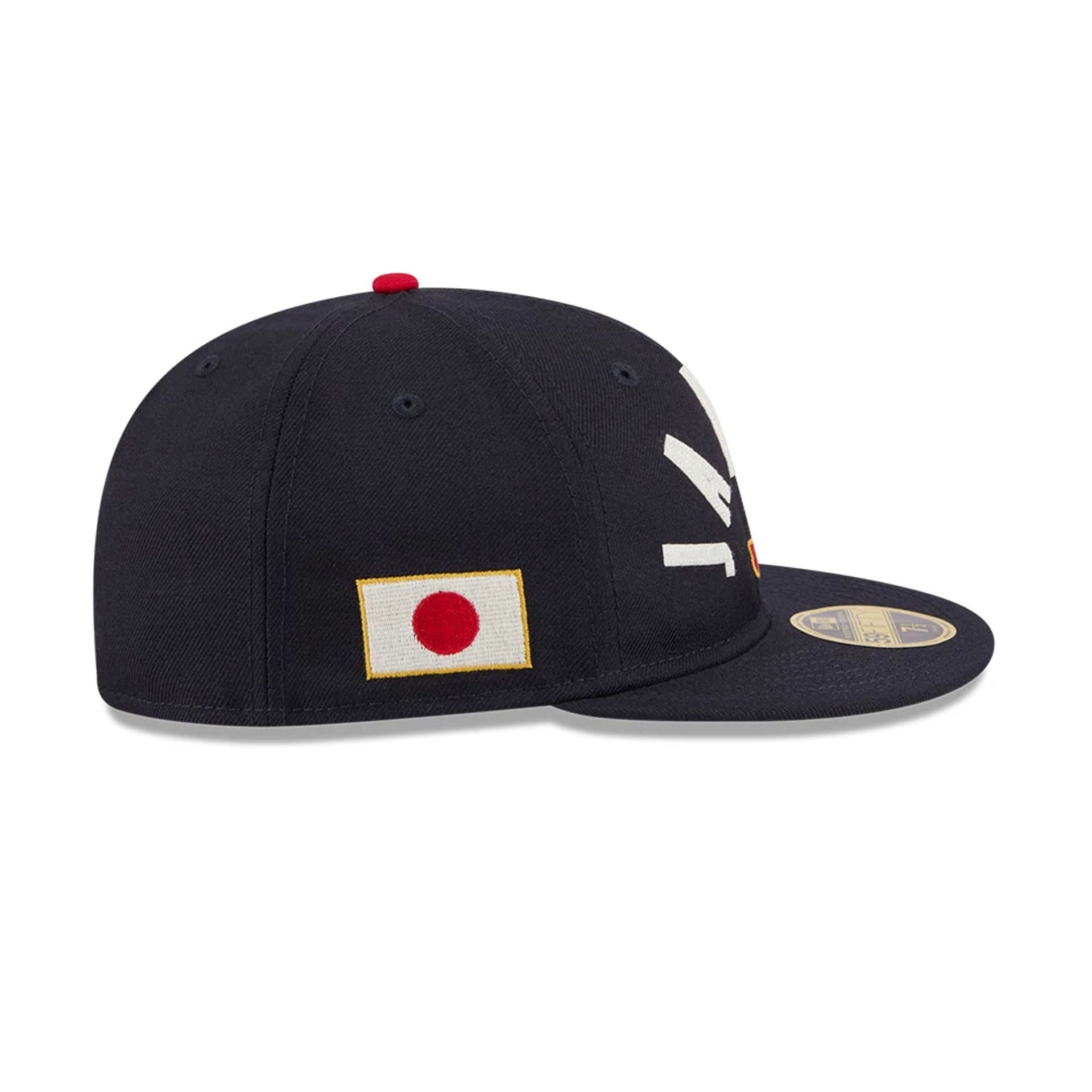 WBC Japan Classical Script Navy Retro Crown 59FIFTY Fitted Cap