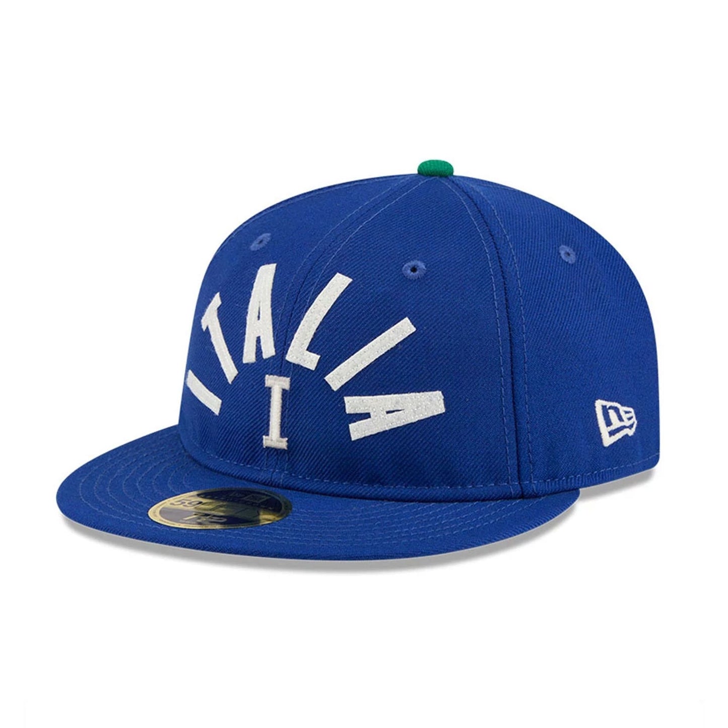WBC Italy Classical Script Blue Retro Crown 59FIFTY Fitted Cap