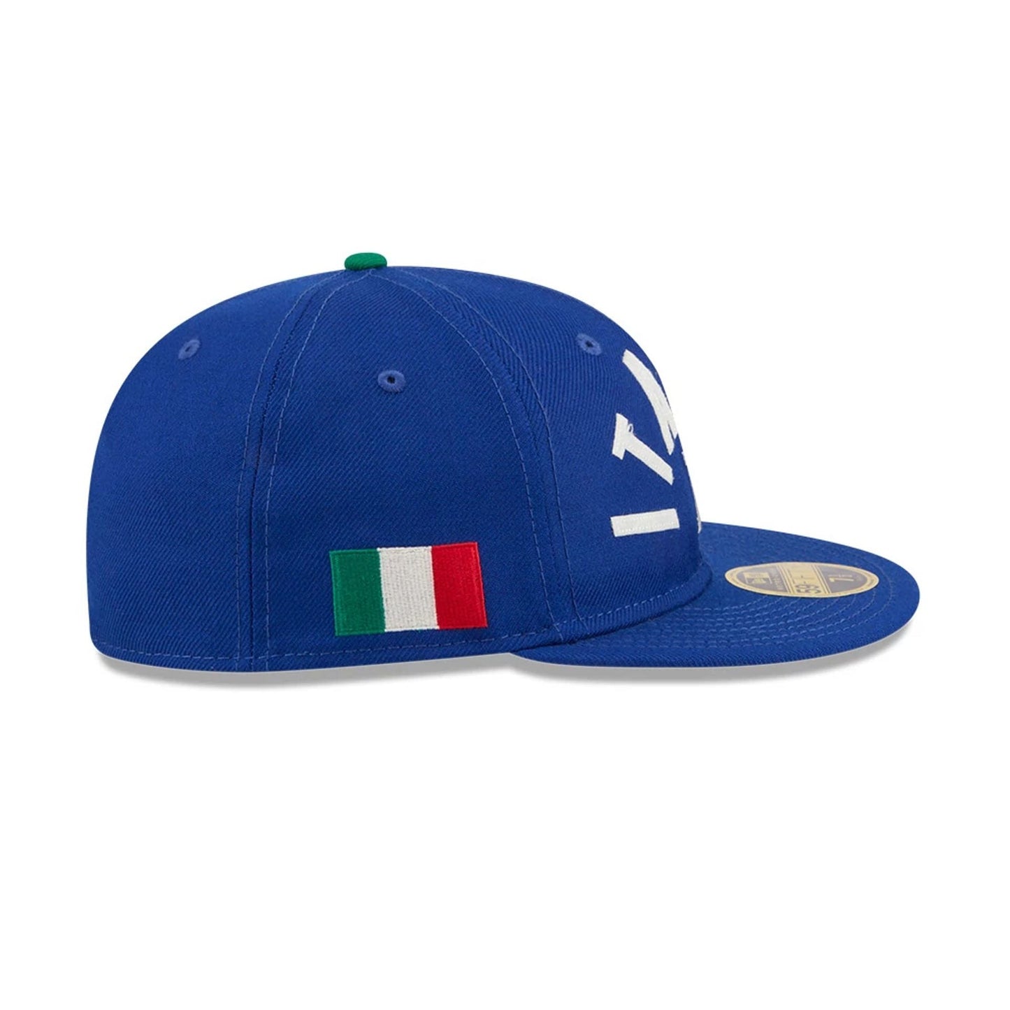 WBC Italy Classical Script Blue Retro Crown 59FIFTY Fitted Cap
