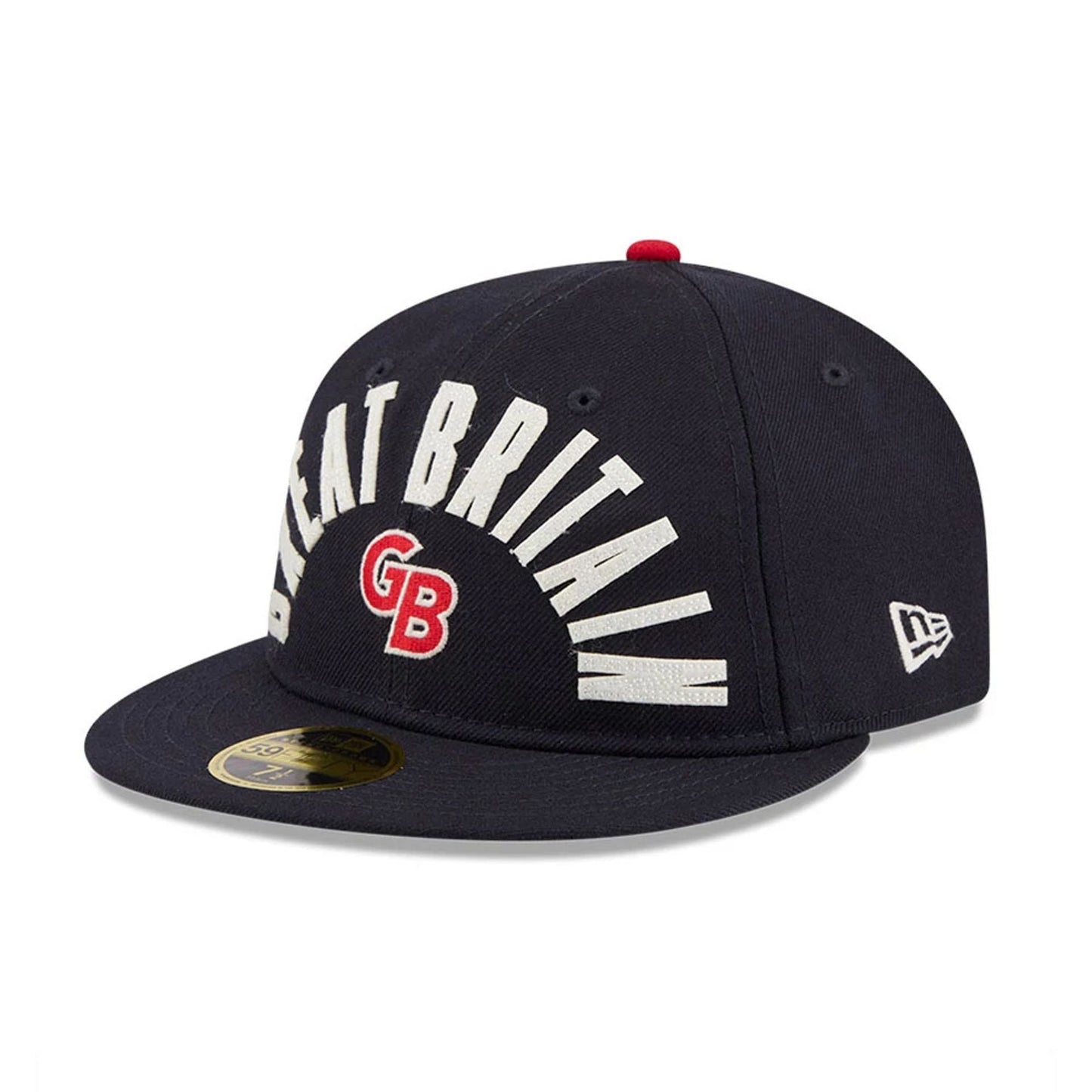 WBC Great Britain Classical Script Navy Retro Crown 59FIFTY Fitted Cap