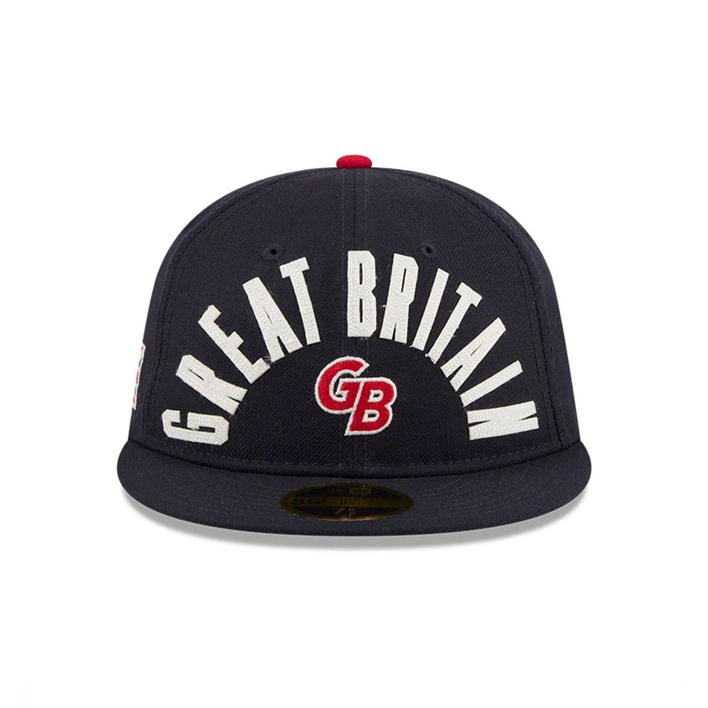 WBC Great Britain Classical Script Navy Retro Crown 59FIFTY Fitted Cap