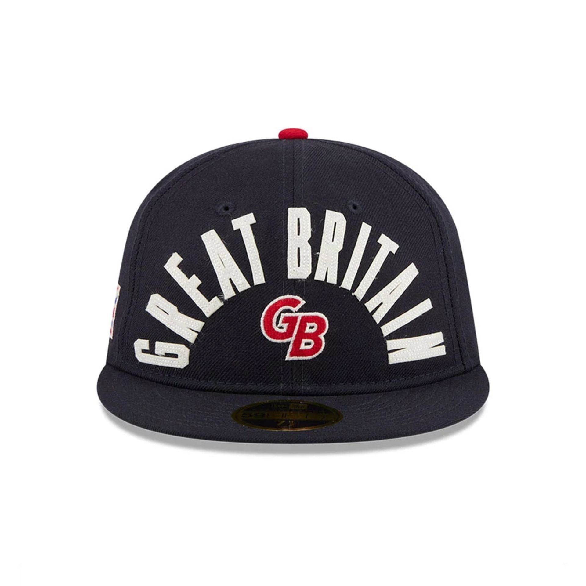 WBC Great Britain Classical Script Navy Retro Crown 59FIFTY Fitted Cap