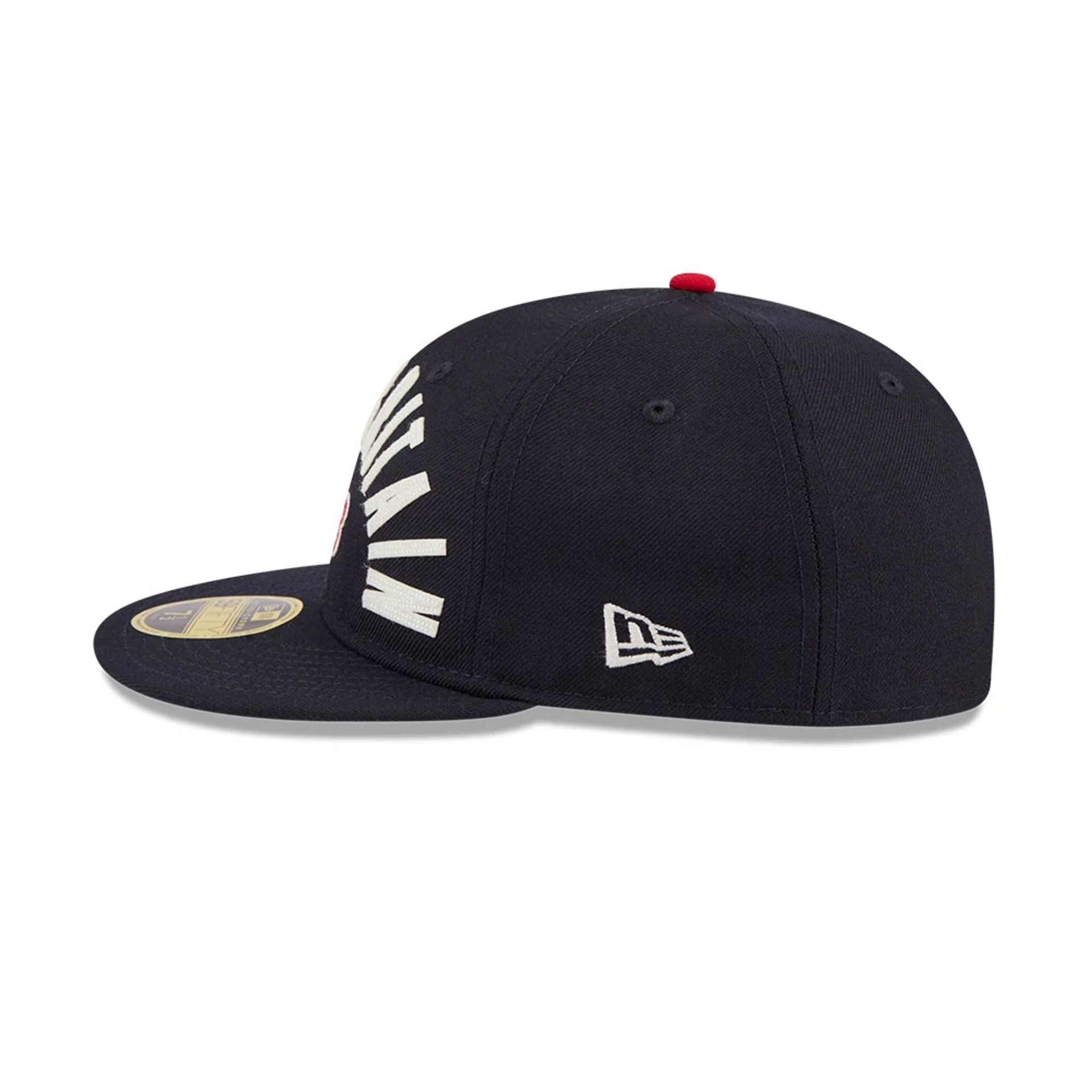 WBC Great Britain Classical Script Navy Retro Crown 59FIFTY Fitted Cap