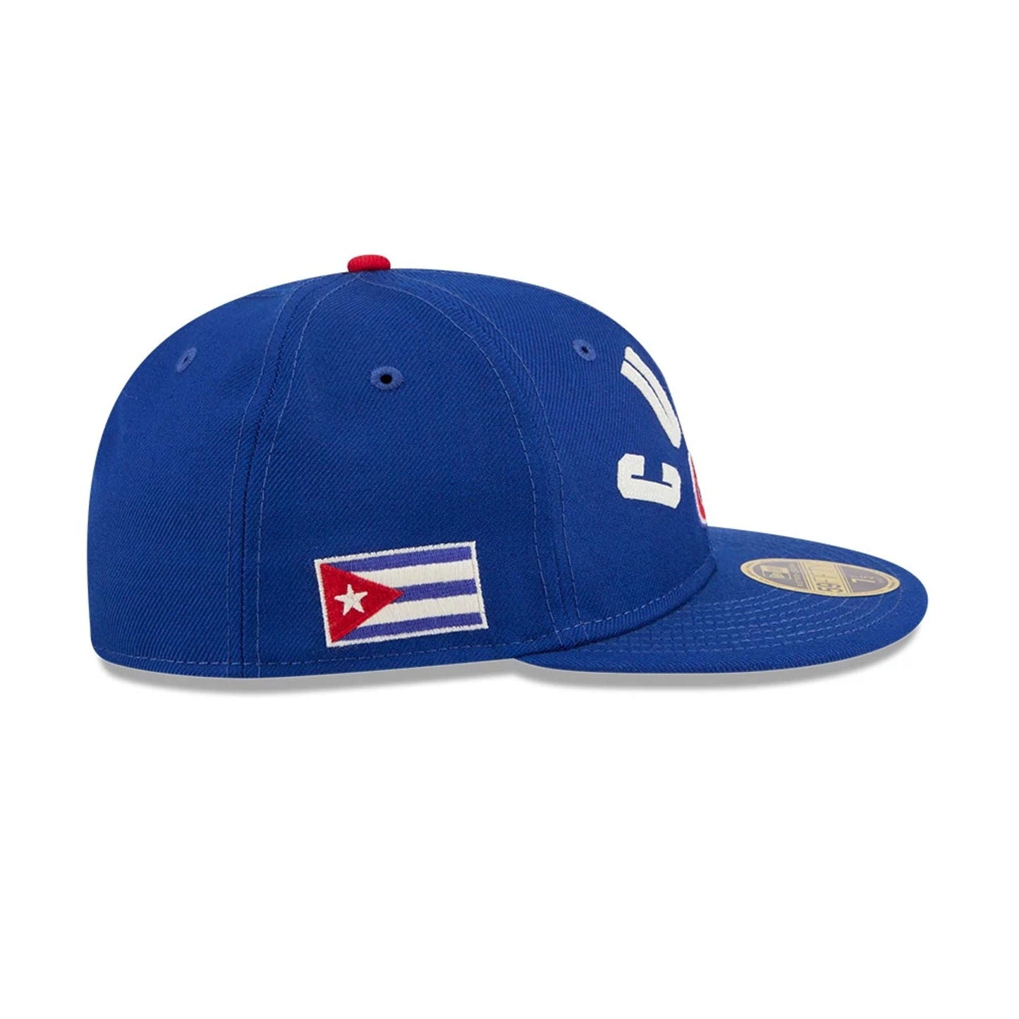 WBC Cuba Classical Script Blue Retro Crown 59FIFTY Fitted Cap