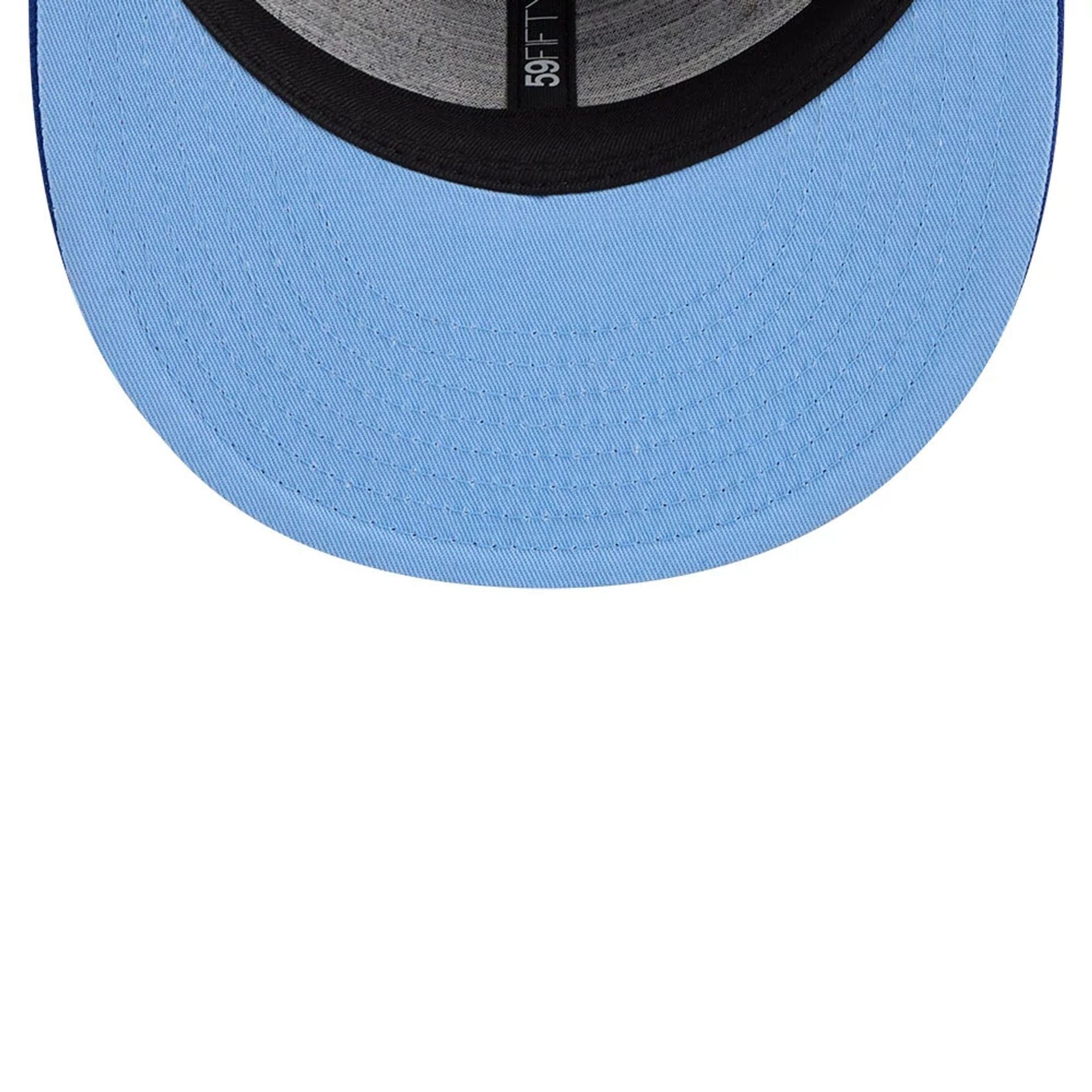 WBC Cuba Classical Script Blue Retro Crown 59FIFTY Fitted Cap
