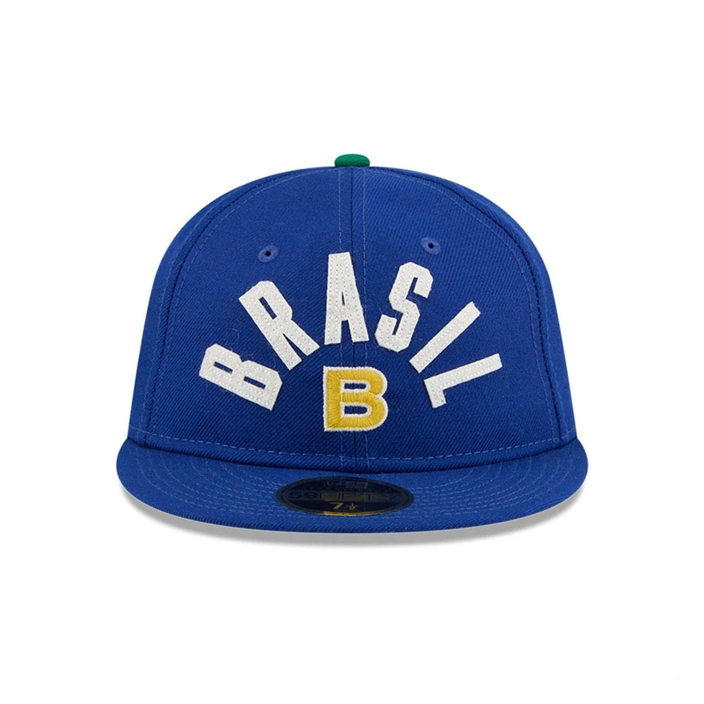 WBC Brazil Classical Script Blue Retro Crown 59FIFTY Fitted Cap