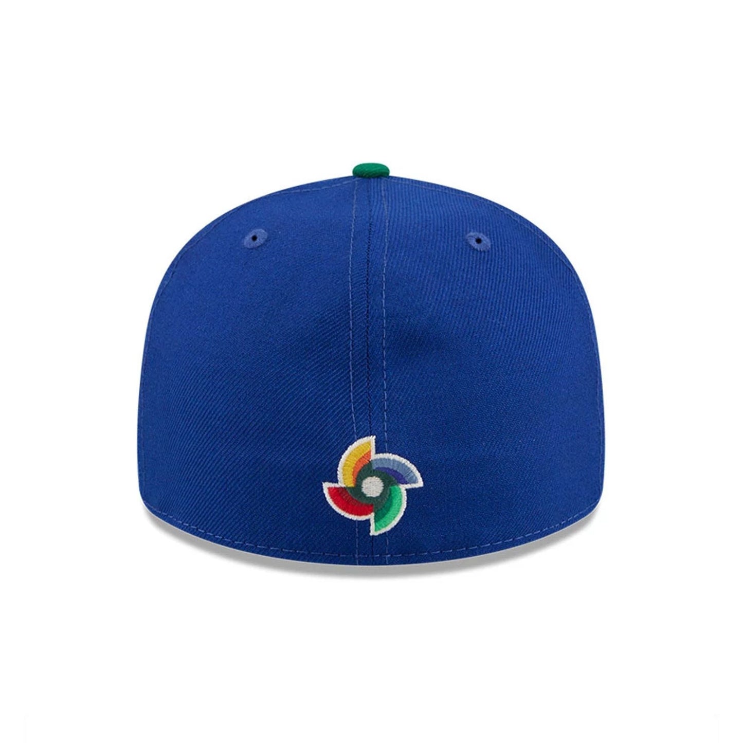 WBC Brazil Classical Script Blue Retro Crown 59FIFTY Fitted Cap