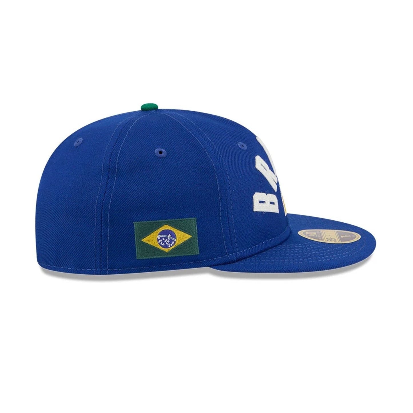 WBC Brazil Classical Script Blue Retro Crown 59FIFTY Fitted Cap