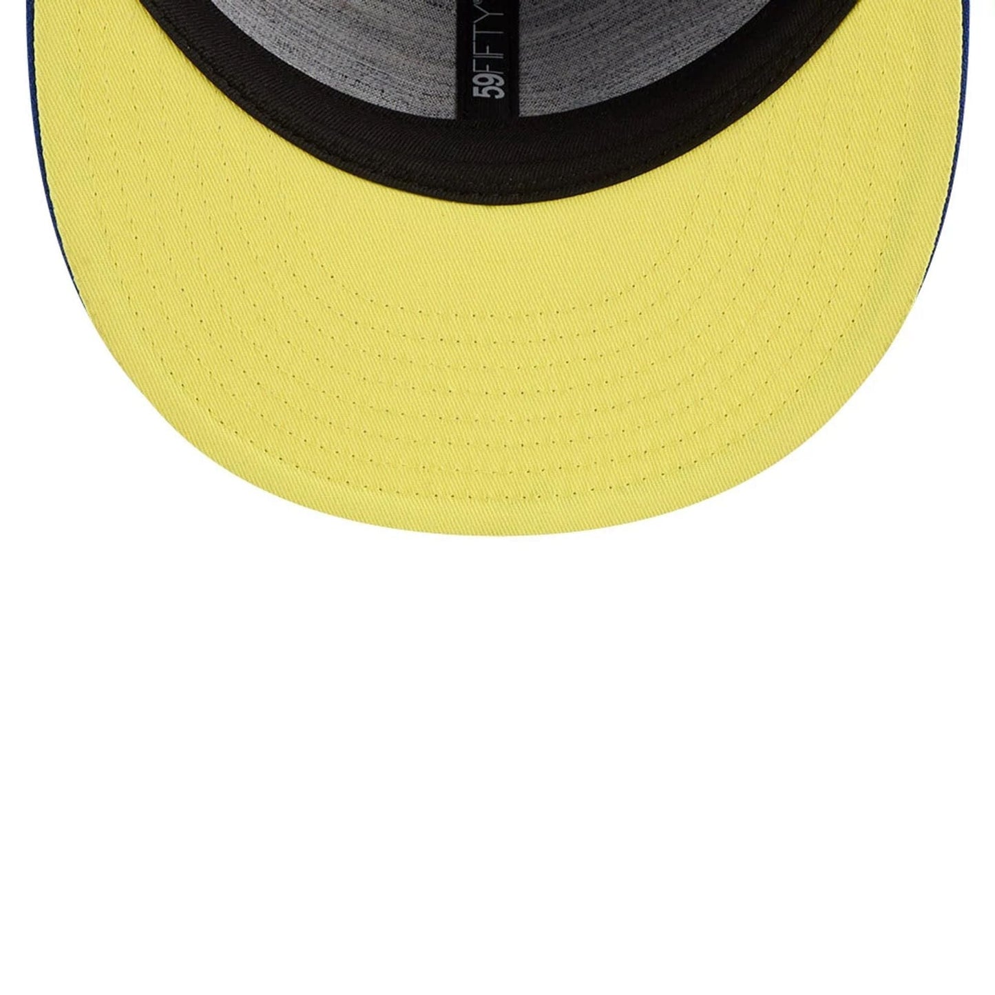 WBC Brazil Classical Script Blue Retro Crown 59FIFTY Fitted Cap