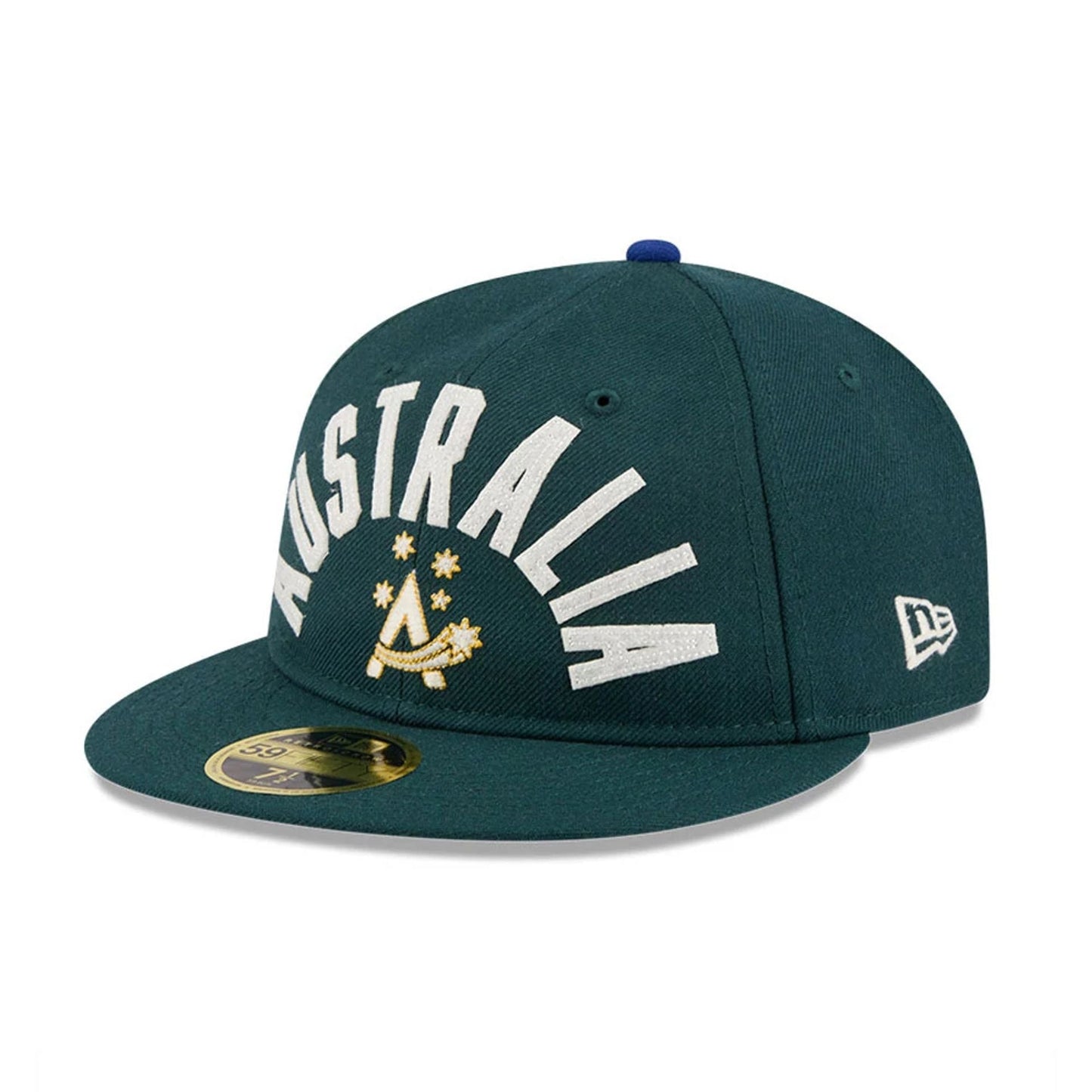WBC Australia Dark Green Retro Crown 59FIFTY Fitted Cap