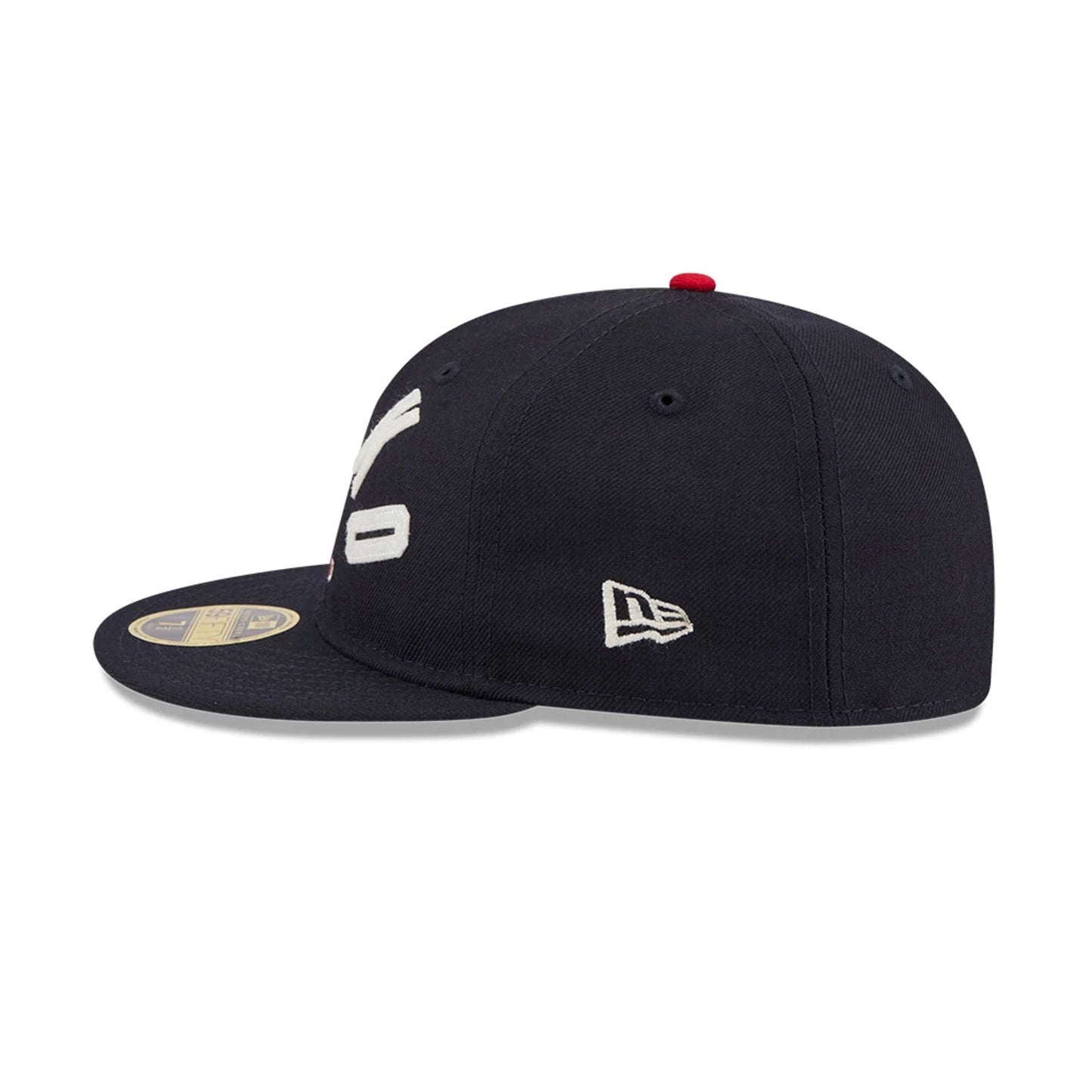 WBC Czech Republic Classical Script Navy Retro Crown 59FIFTY Fitted Cap