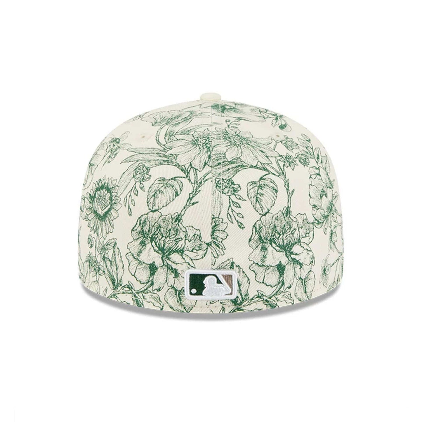 LA Dodgers MLB Spring Floral White 59FIFTY Fitted Cap