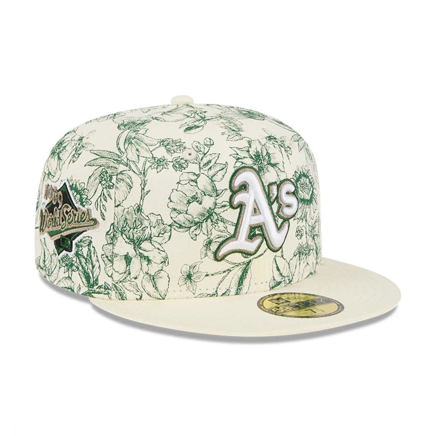 Athletics MLB Spring Floral White 59FIFTY Fitted Cap
