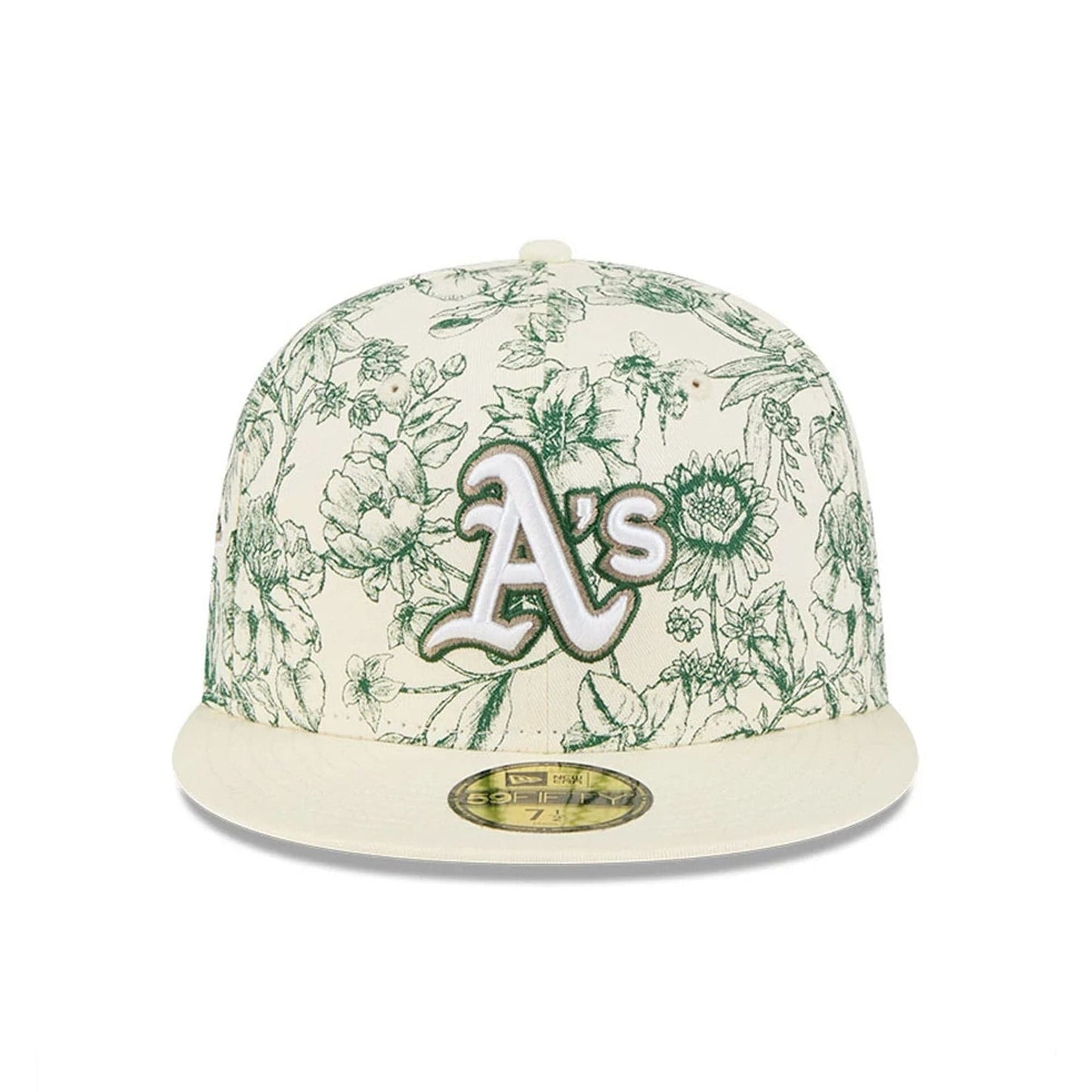 Athletics MLB Spring Floral White 59FIFTY Fitted Cap