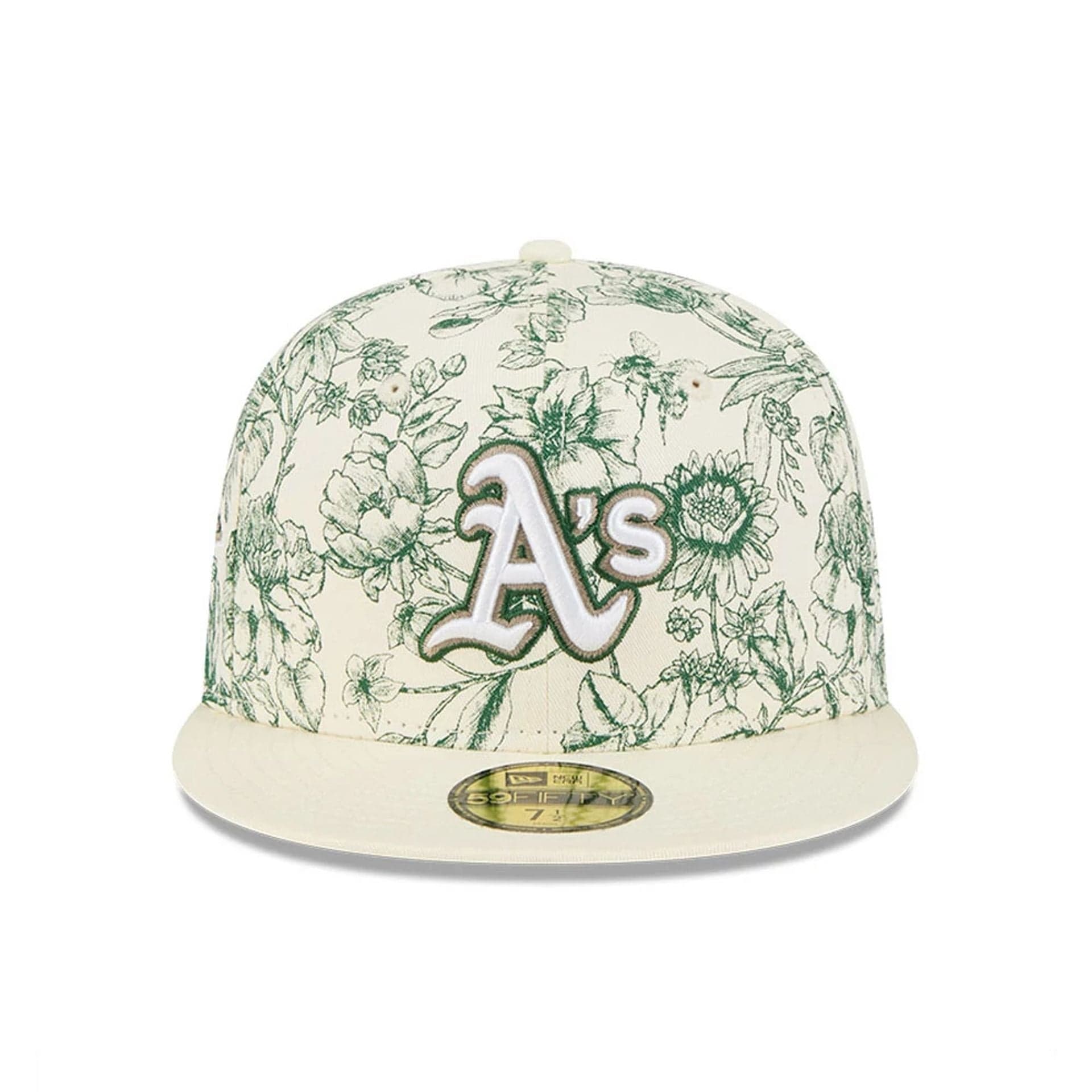 Athletics MLB Spring Floral White 59FIFTY Fitted Cap