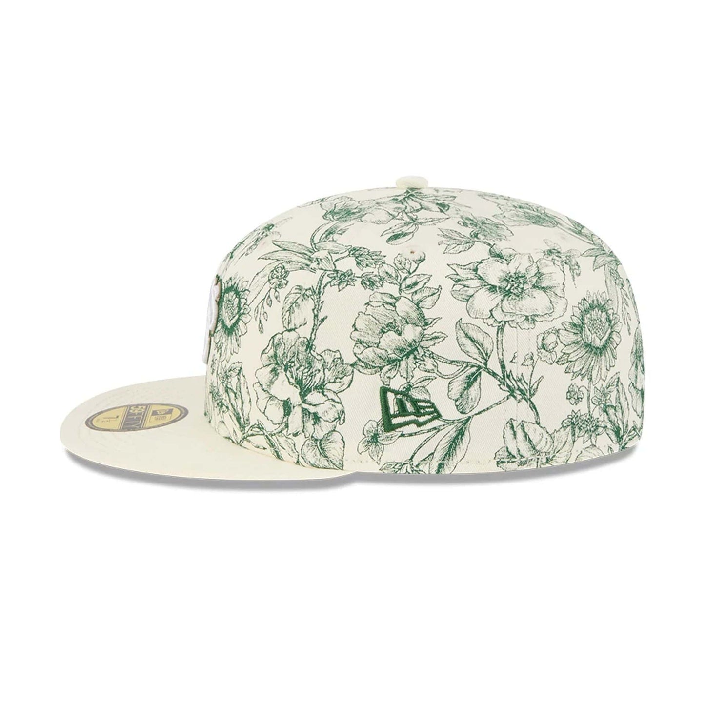 Athletics MLB Spring Floral White 59FIFTY Fitted Cap