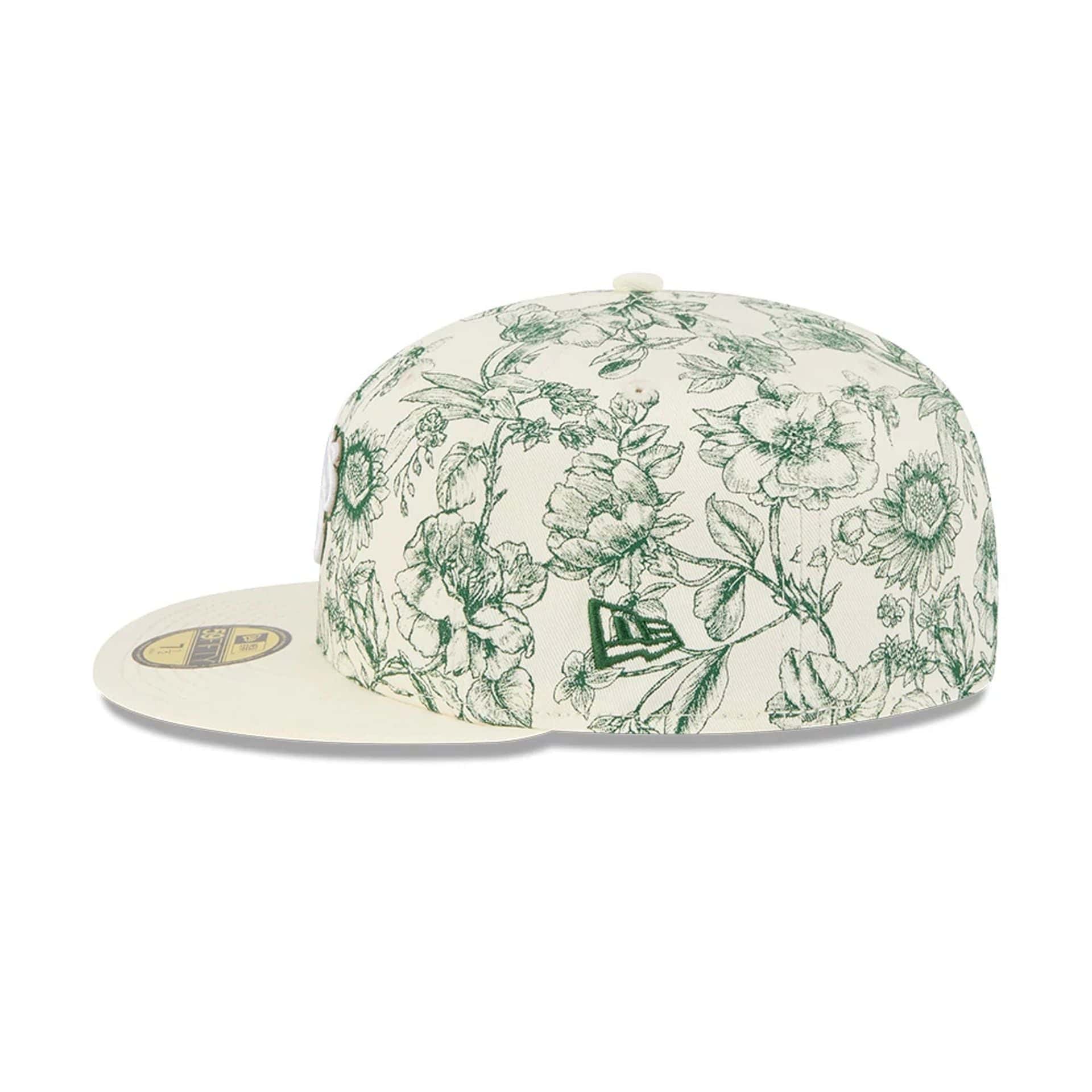 Athletics MLB Spring Floral White 59FIFTY Fitted Cap