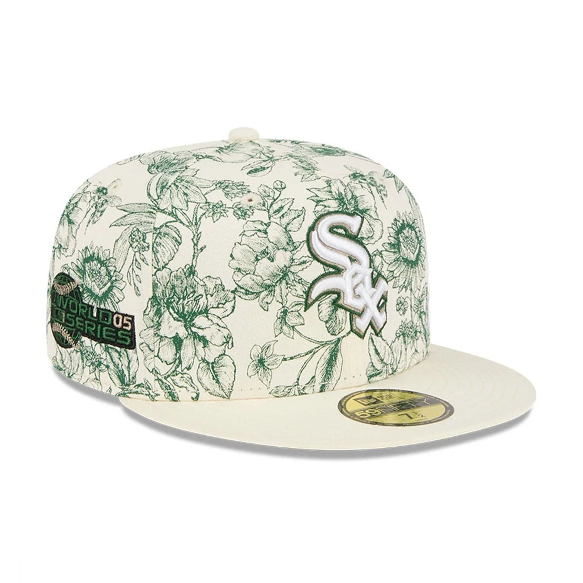Chicago White Sox MLB Spring Floral White 59FIFTY Fitted Cap