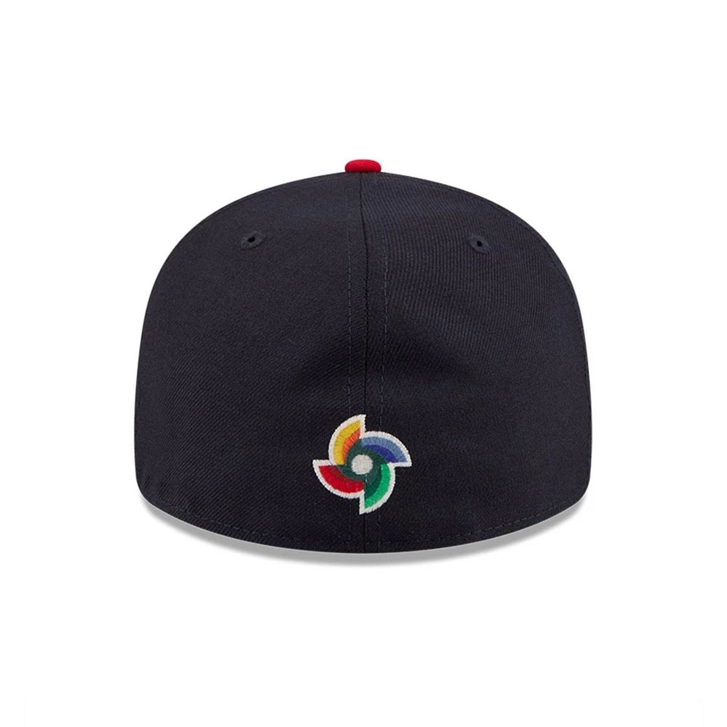 WBC Korea Classical Script Blue Retro Crown 59FIFTY Fitted Cap