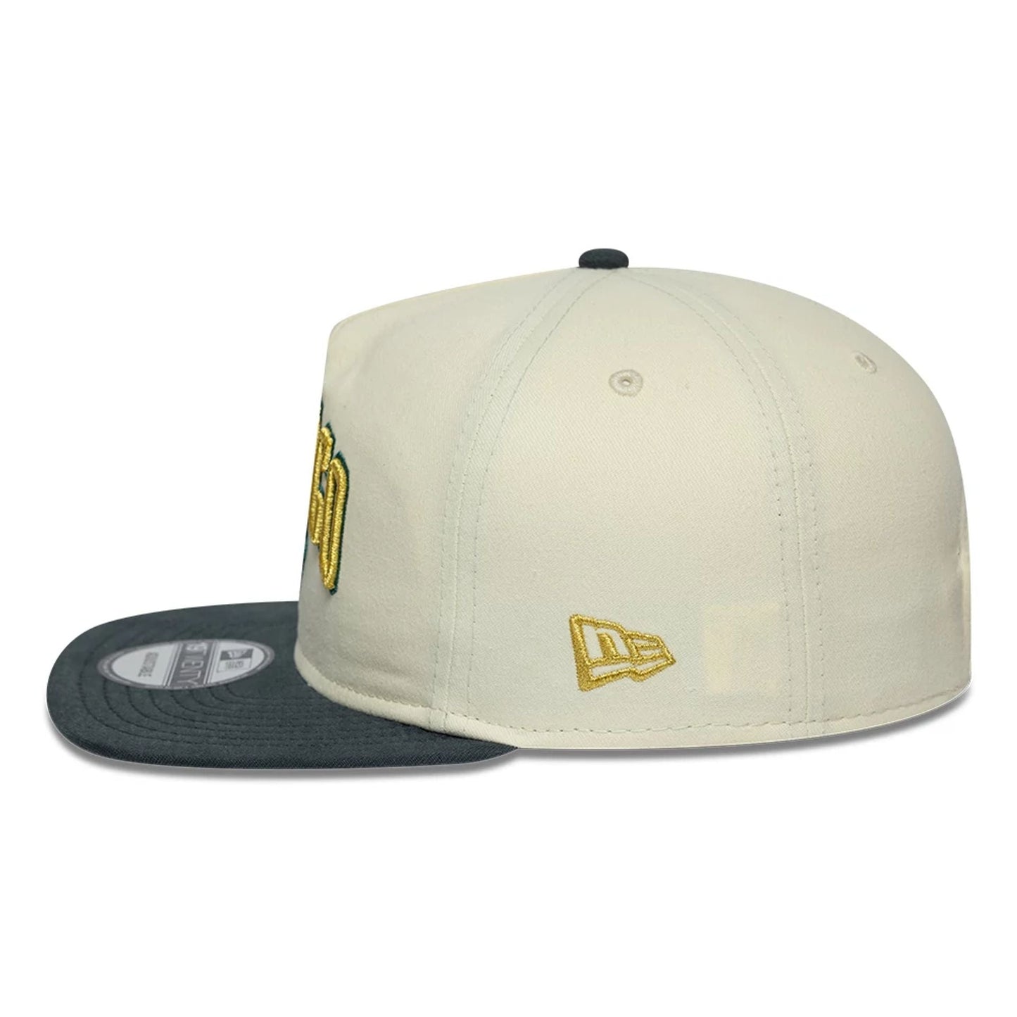 Chicago Bulls NBA Metallic Logo Cream 19TWENTY Adjustable Cap