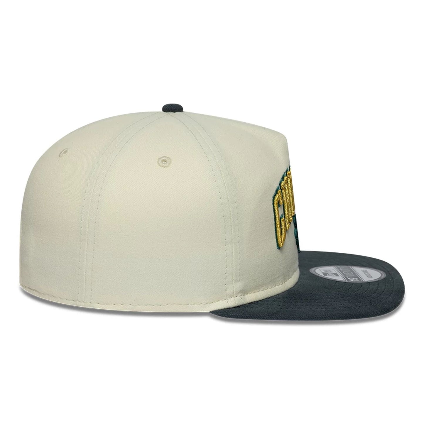 Chicago Bulls NBA Metallic Logo Cream 19TWENTY Adjustable Cap